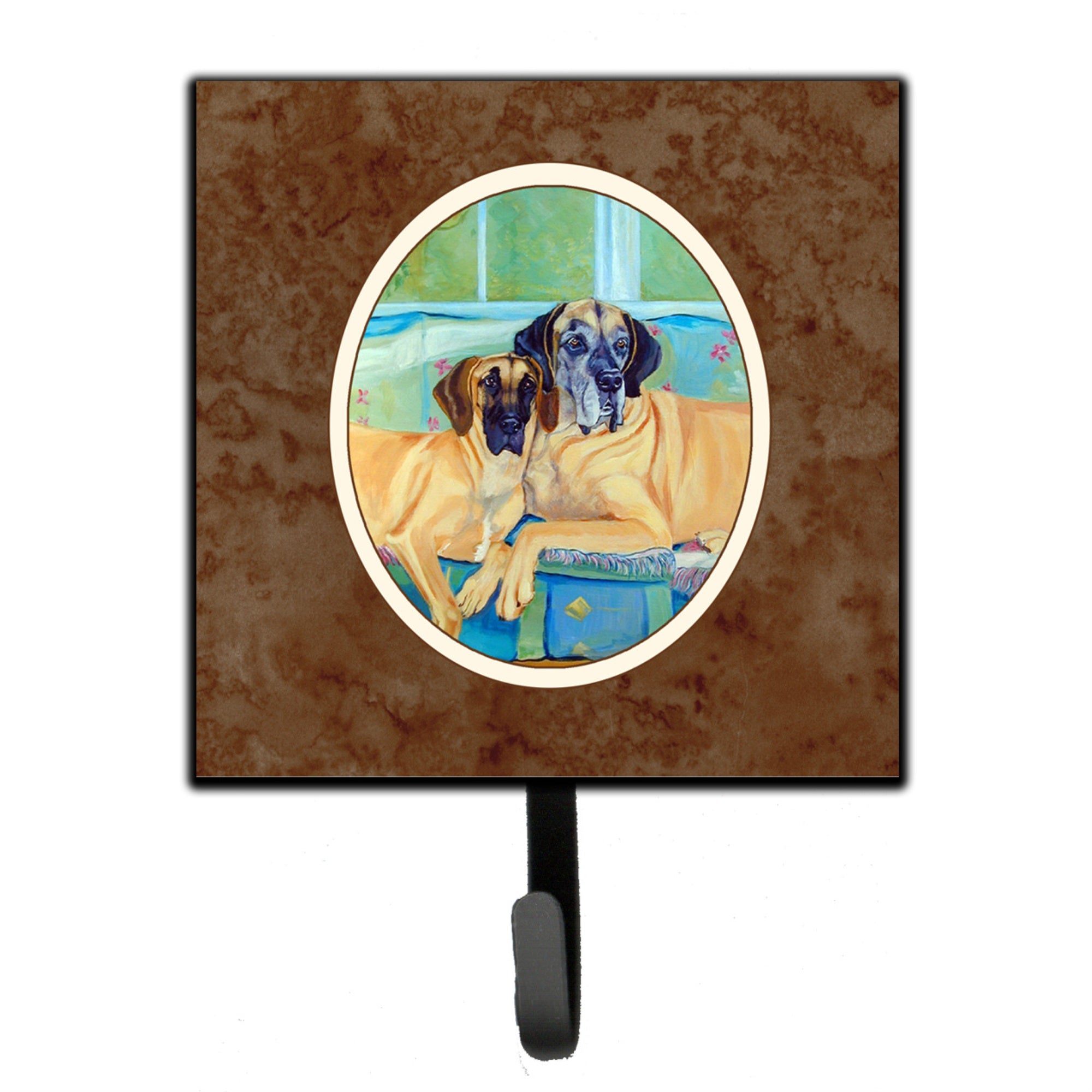 Caroline'S Treasures Dane Leash Or Key Holder 7280Sh4, Small, Multicolor