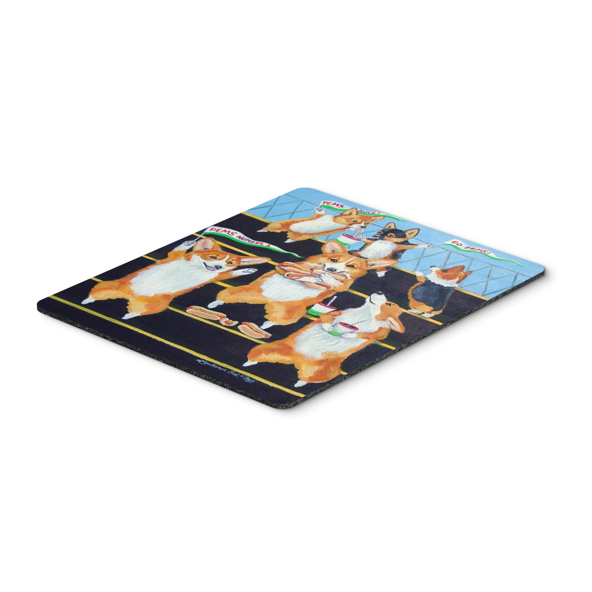 Caroline'S Treasures Mouse/Hot Pad/Trivet, Go Team Corgi (7286Mp)