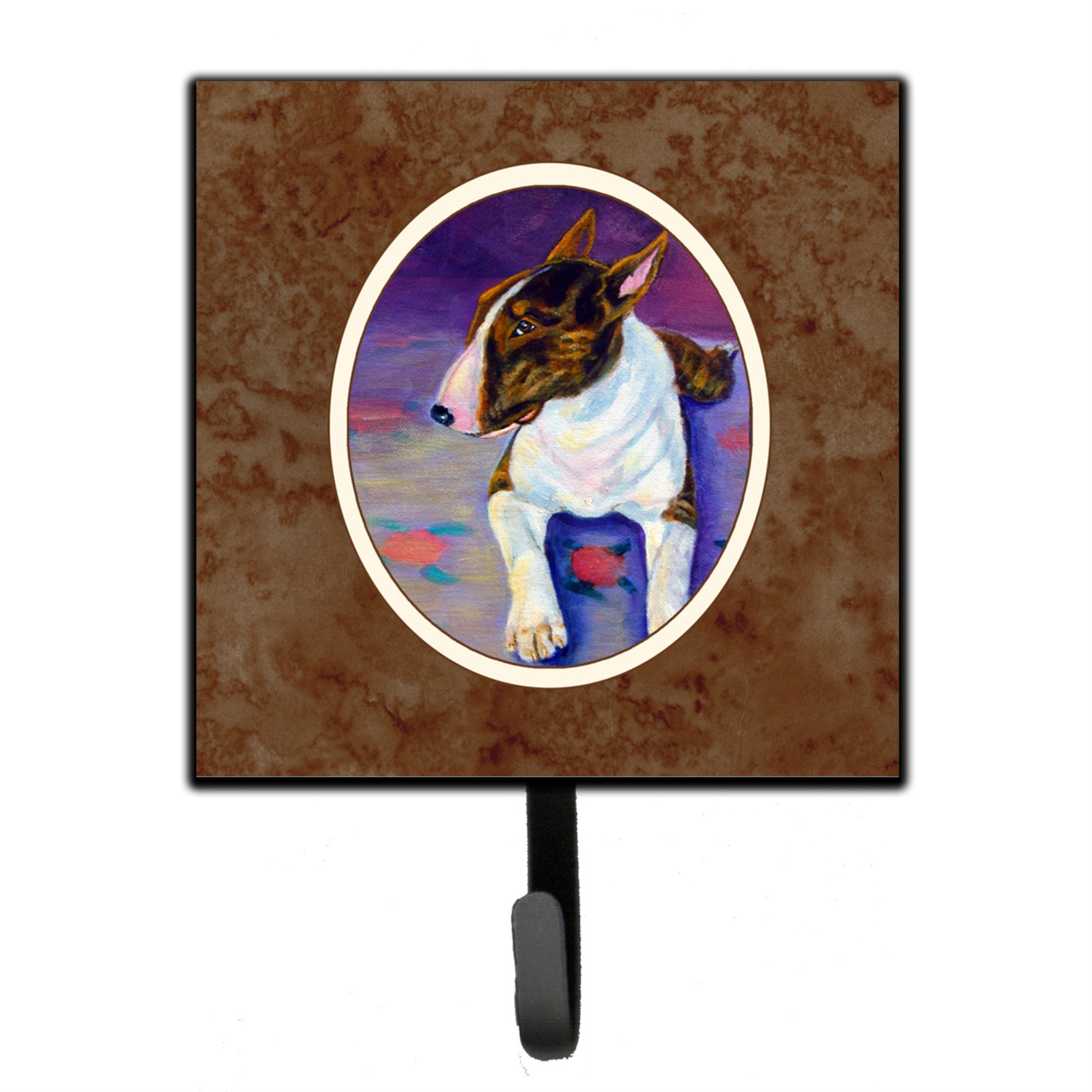 Caroline'S Treasures Bull Terrier Leash Or Key Holder 7287Sh4, Small, Multicolor