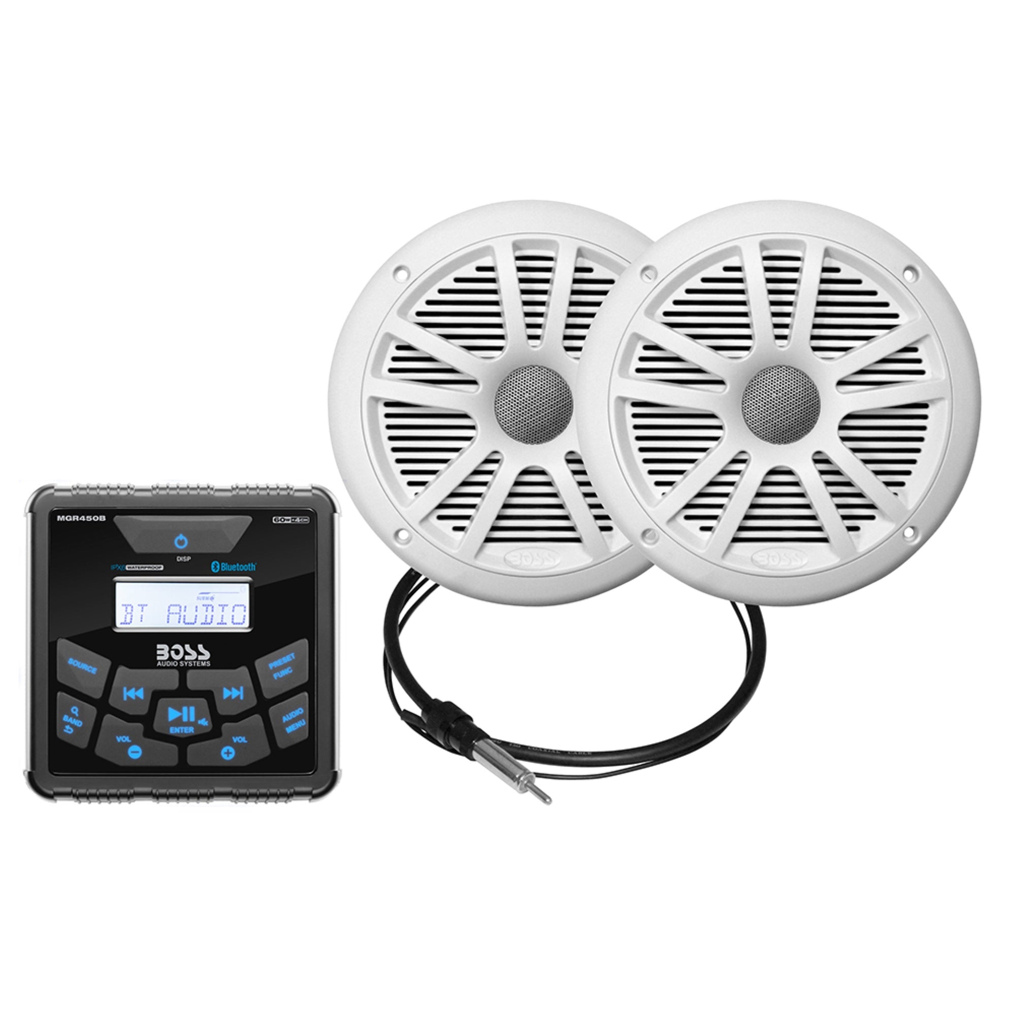 Boss Audio Mckgb450W.6 Marine Gauge Digital Media Bt Am/Fm