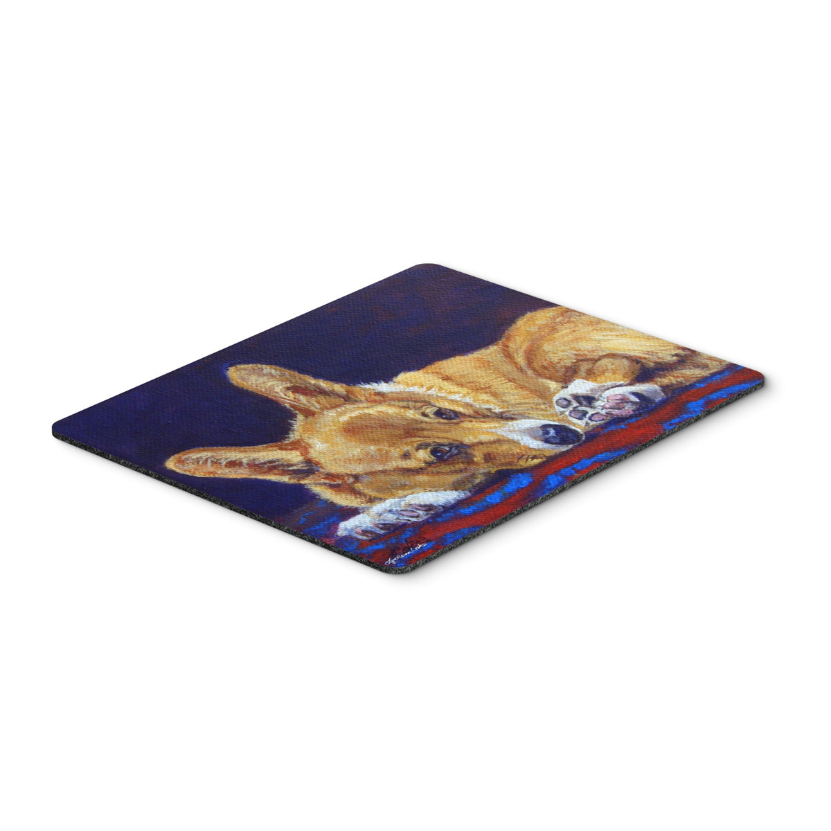 Caroline'S Treasures Corgi Blue Lonesome Mouse Pad/Hot Pad/Trivet (7320Mp)