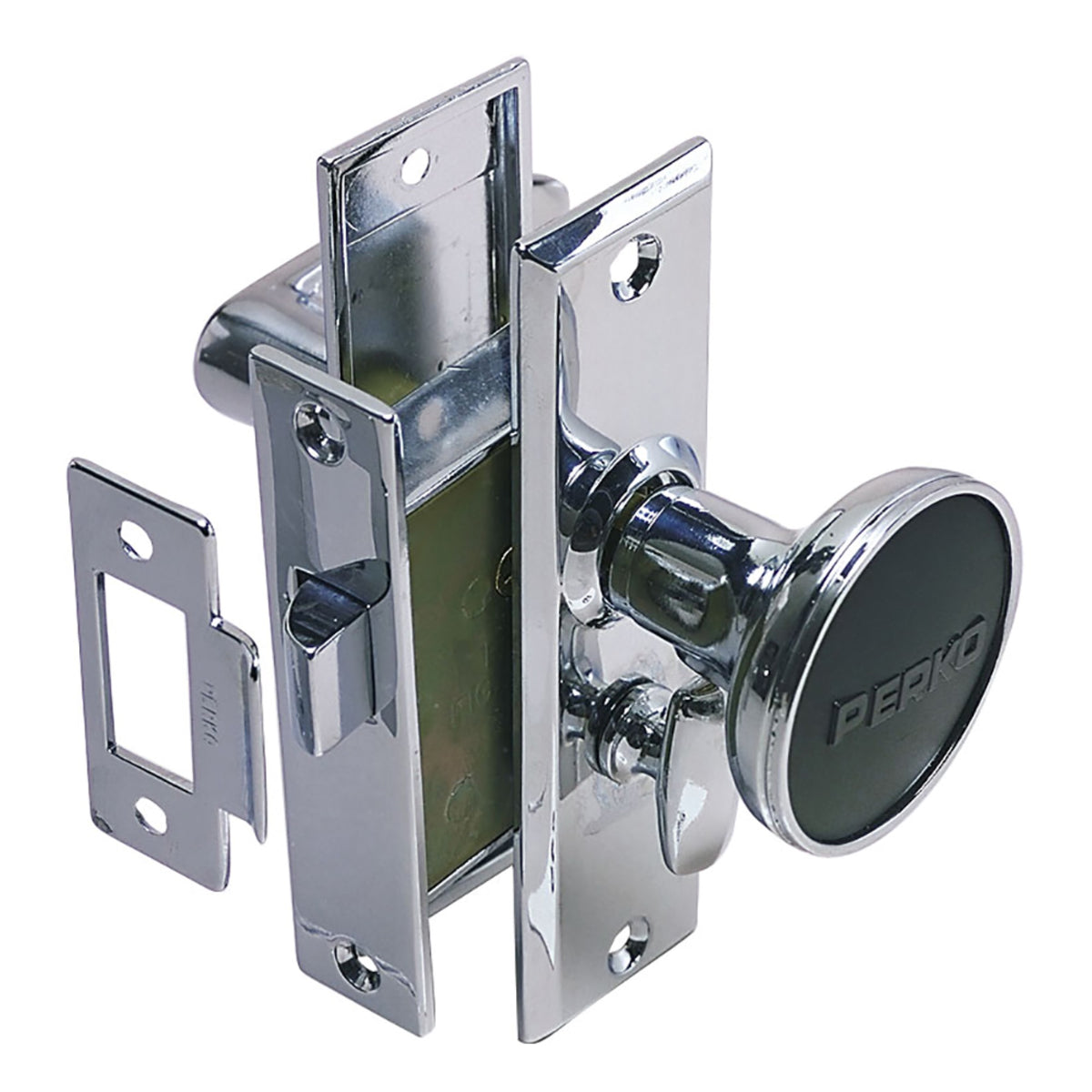 Perko Mortise Latch Set W/ Turn Button