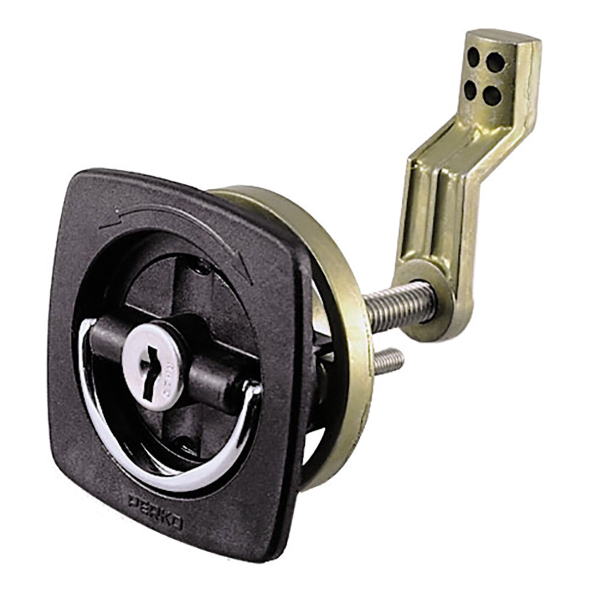Perko Black Flush Lock 2.5'   X 2.5' W/ Offset Cam Bar &