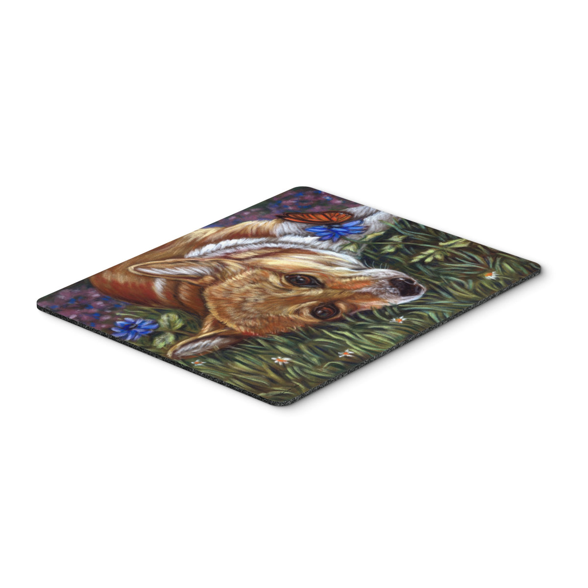 Caroline'S Treasures Corgi Pastel Butterfly Mouse Pad/Hot Pad/Trivet (7325Mp)