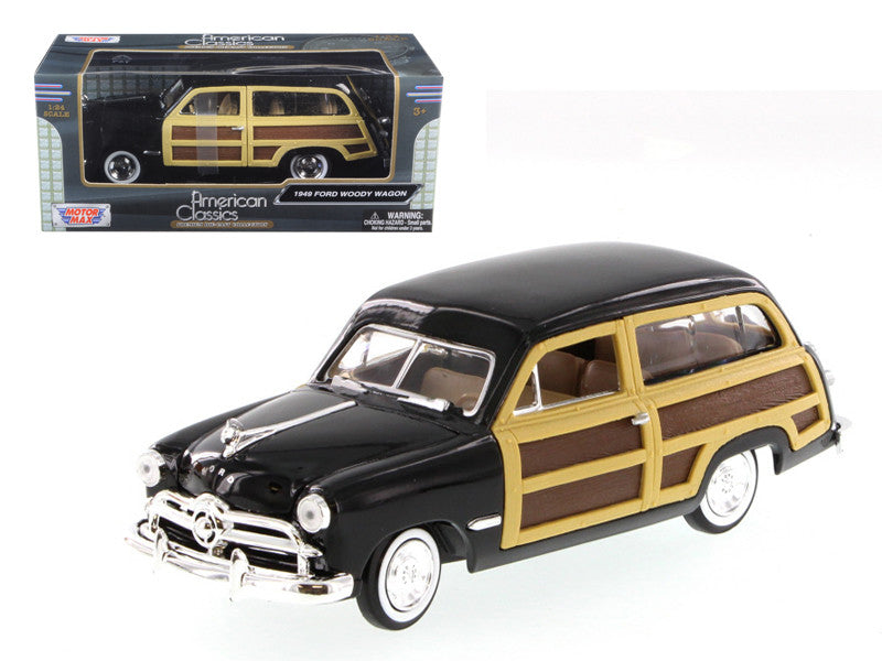 1949 Ford Woody Wagon Beige 1/24 Diecast Model Car by Motormax