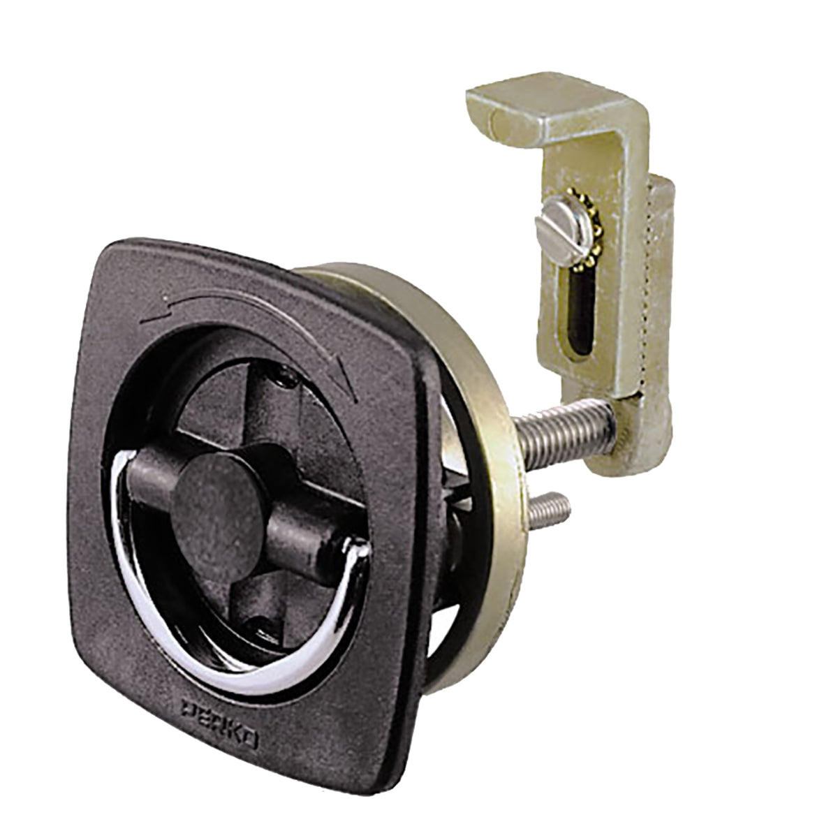 Perko Flush Latch Black 2-1/2' X 2-1/2' W/ Offset Adjustable