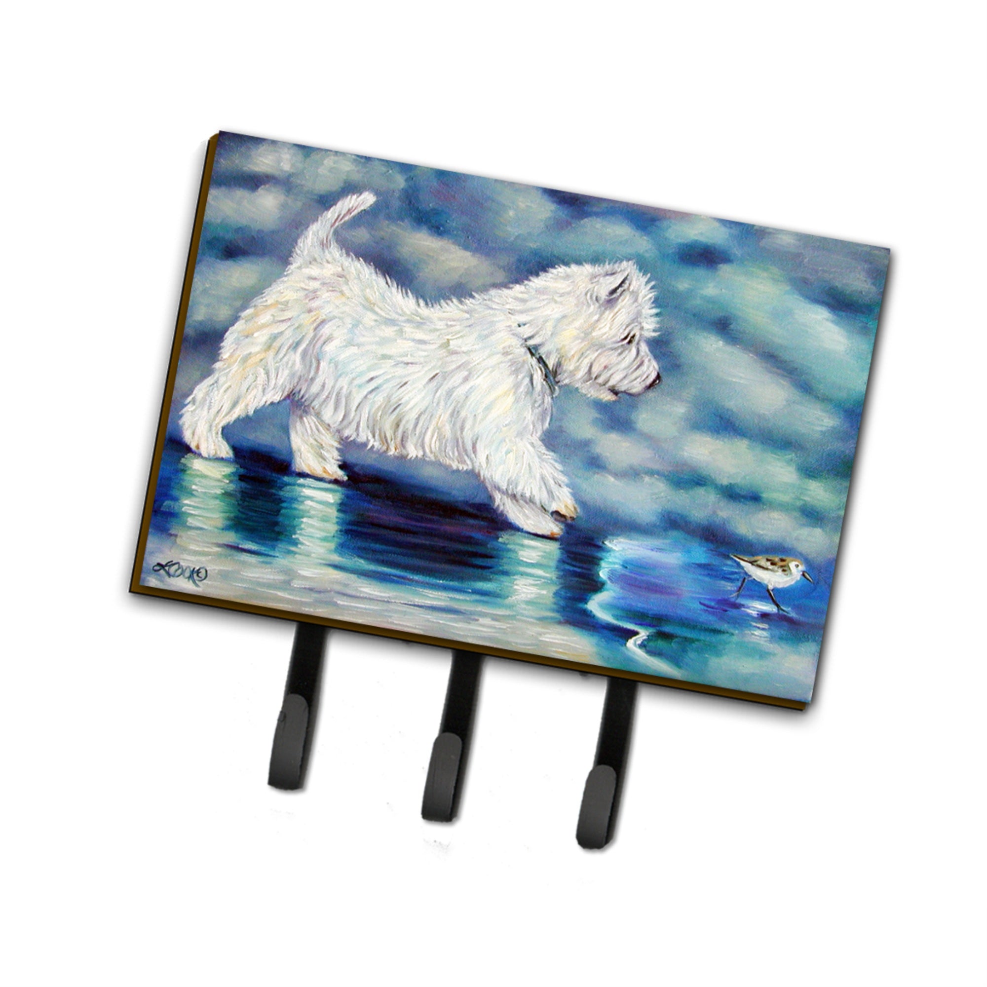 Caroline'S Treasures 7334Th68 Misty Westie Leash Or Key Holder, Large, Multicolor