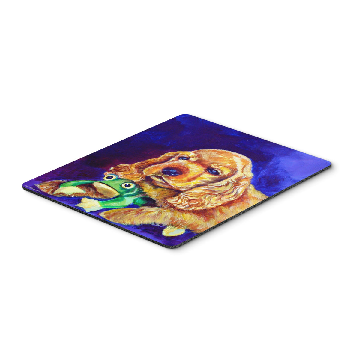 Caroline'S Treasures Cocker Spaniel With Frog Mouse Pad/Hot Pad/Trivet (7342Mp)