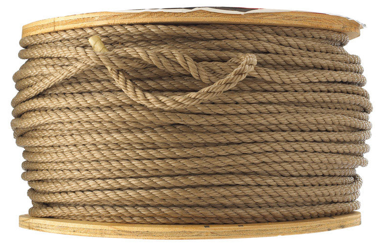 Rope Poly 3/8X600'Tan (Pack Of 1)