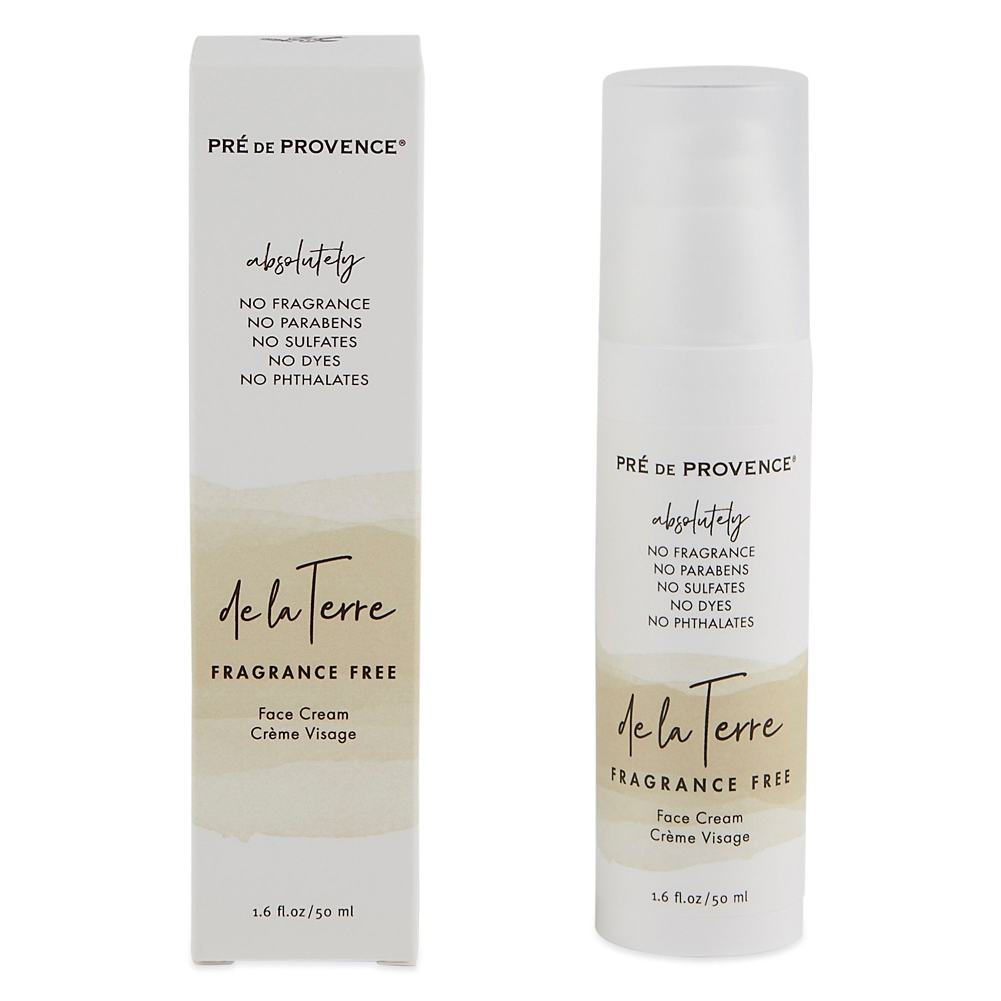 De La Terre - Unscented Face Cream 50Ml