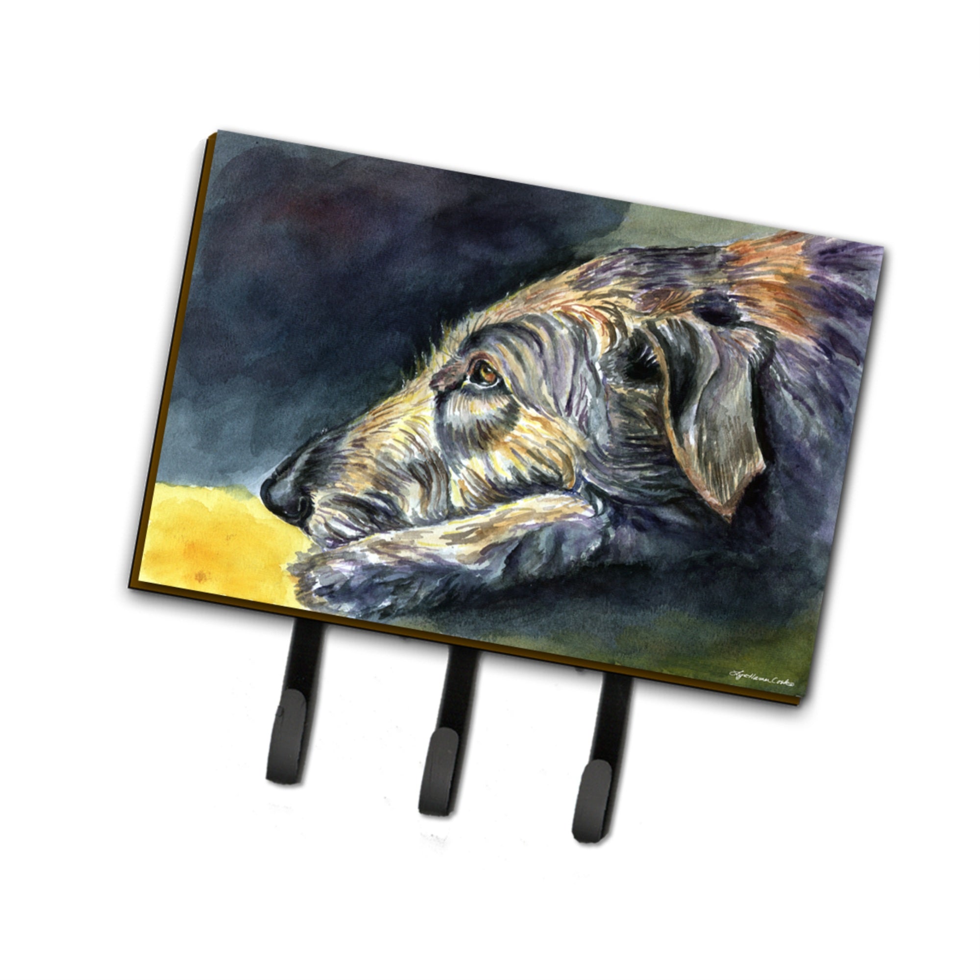 Caroline'S Treasures 7353Th68 Irish Wolfhound Sleeper Leash Or Key Holder, Large, Multicolor