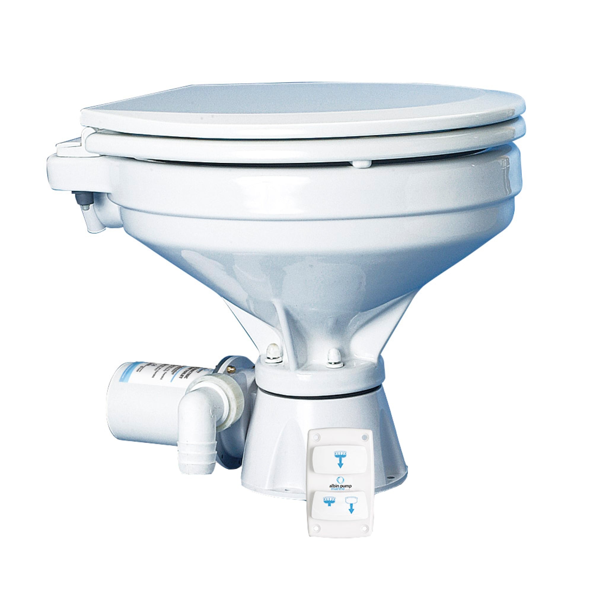 Albin Pump Marine Toilet  Silent Electric Comfort 12V