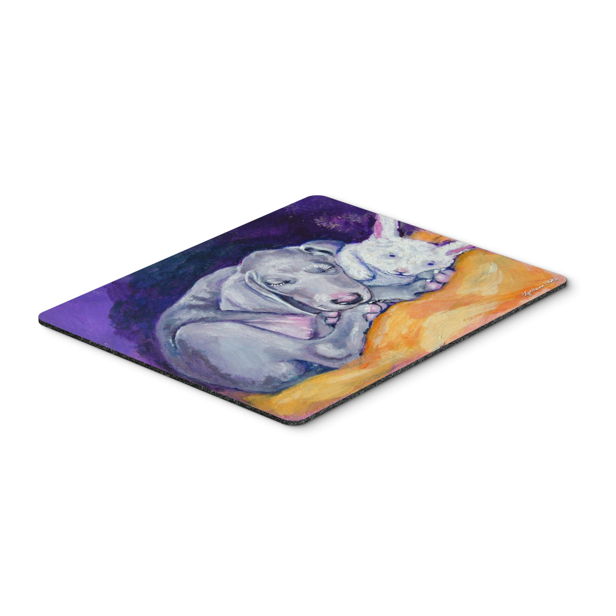 Caroline'S Treasures Weimaraner Snuggle Bunny Mouse Pad/Hot Pad/Trivet (7354Mp)