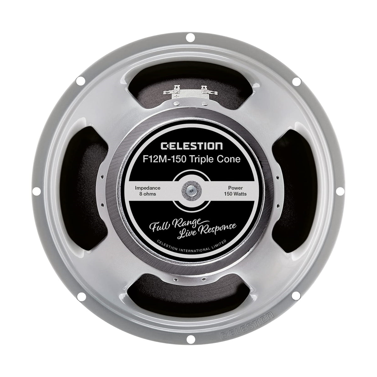 T6467 F12M150 Full Range 12-In Speaker With Triple Cone For Optimal Full Range Reproduction In One Speaker