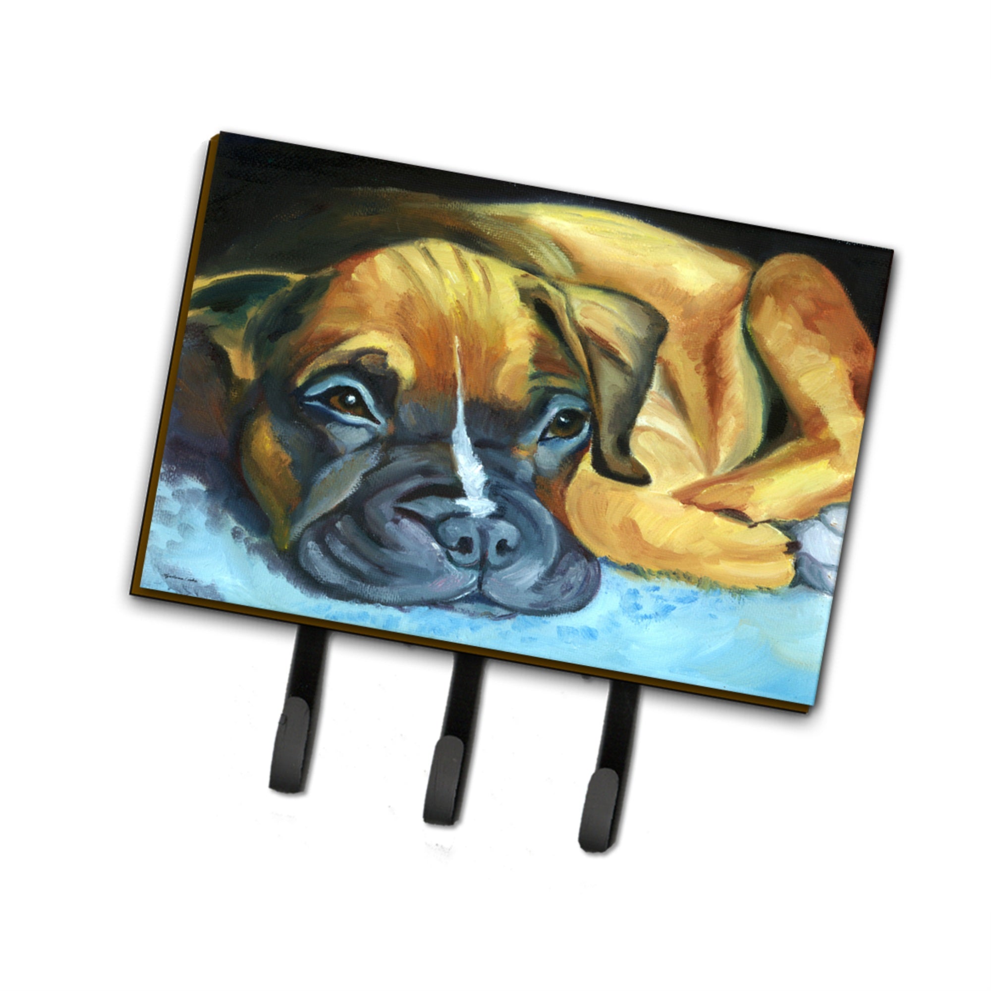 Caroline'S Treasures Boxer Pup Leash Or Key Holder 7401Th68, Triple, Multicolor