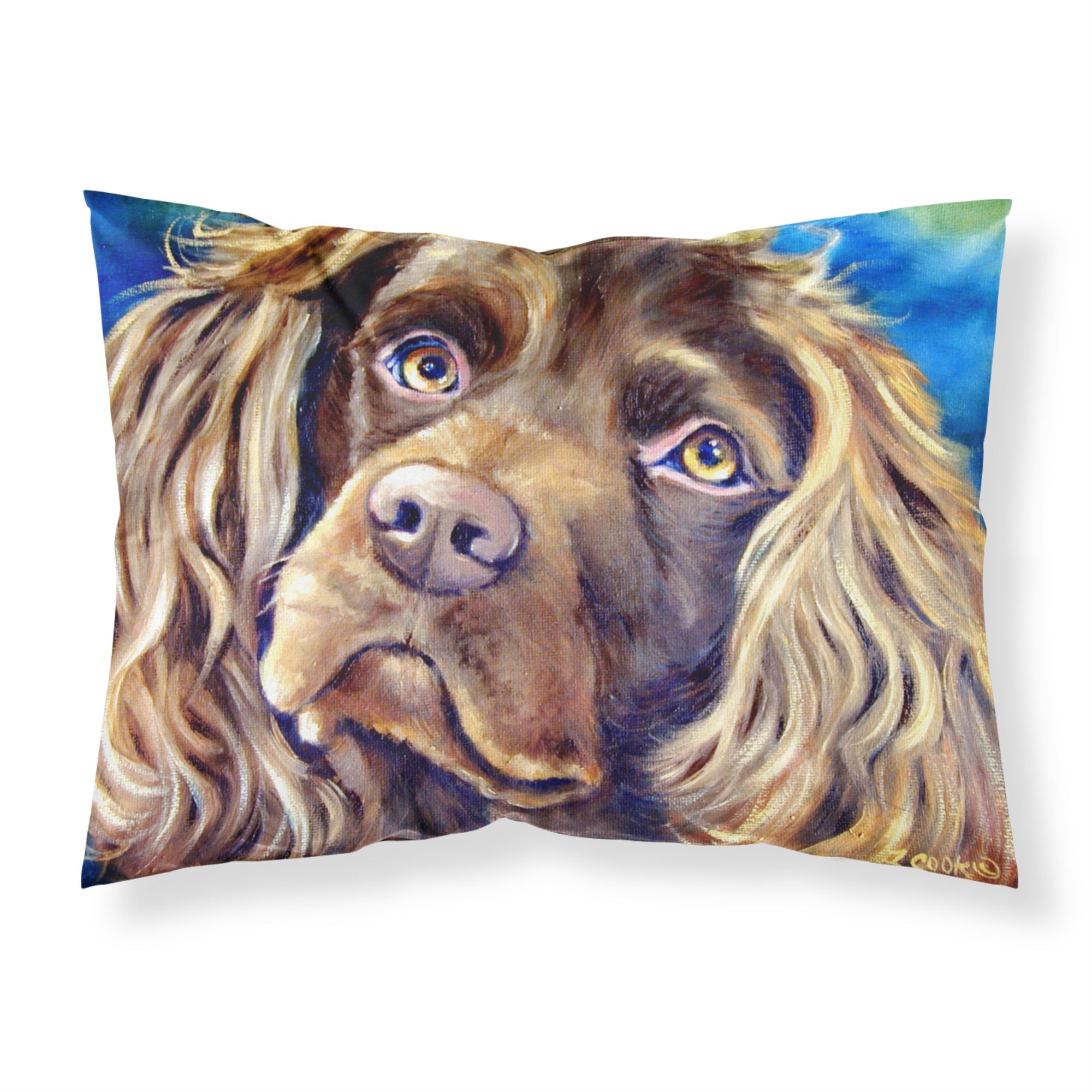 Caroline'S Treasures Boykin Spaniel Printed, Polyester Envelope Closure Pillowcase, Standard, Multicolor