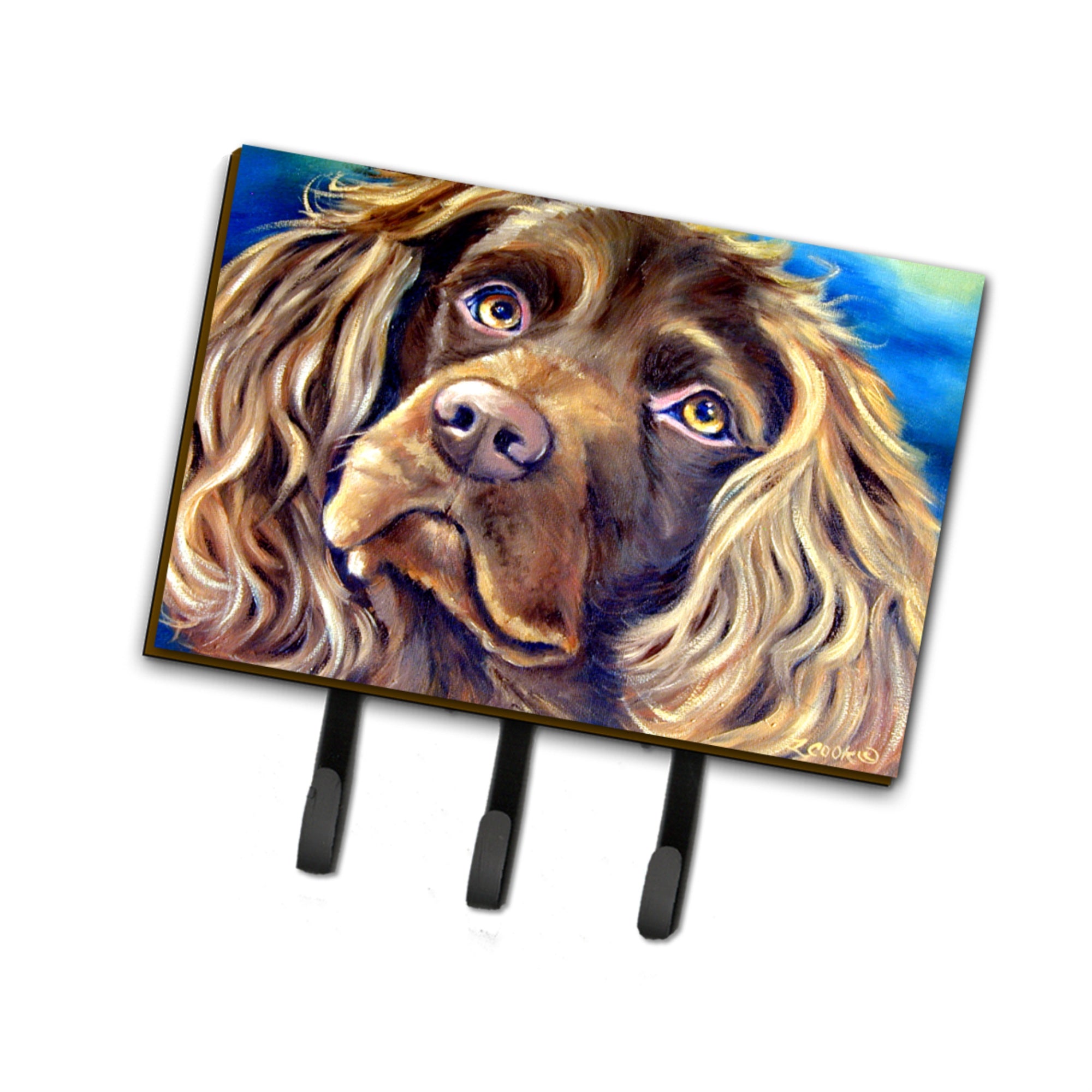 Caroline'S Treasures Boykin Spaniel Leash Or Key Holder 7402Th68, Triple, Multicolor