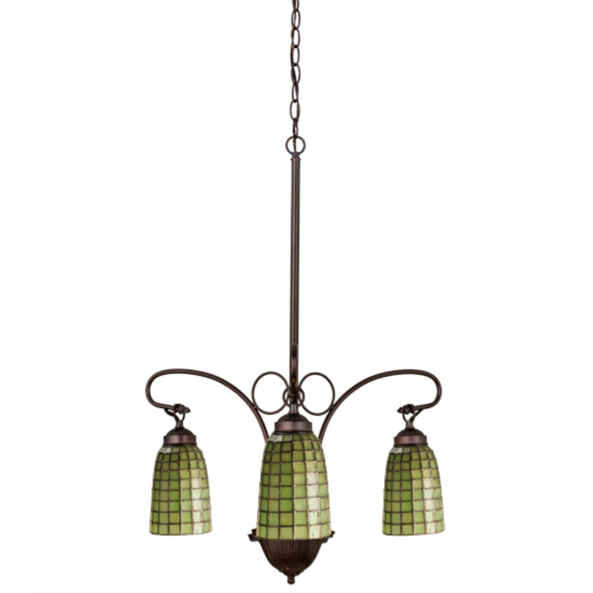 24'W Terra Verde 3 Lt Chandelier