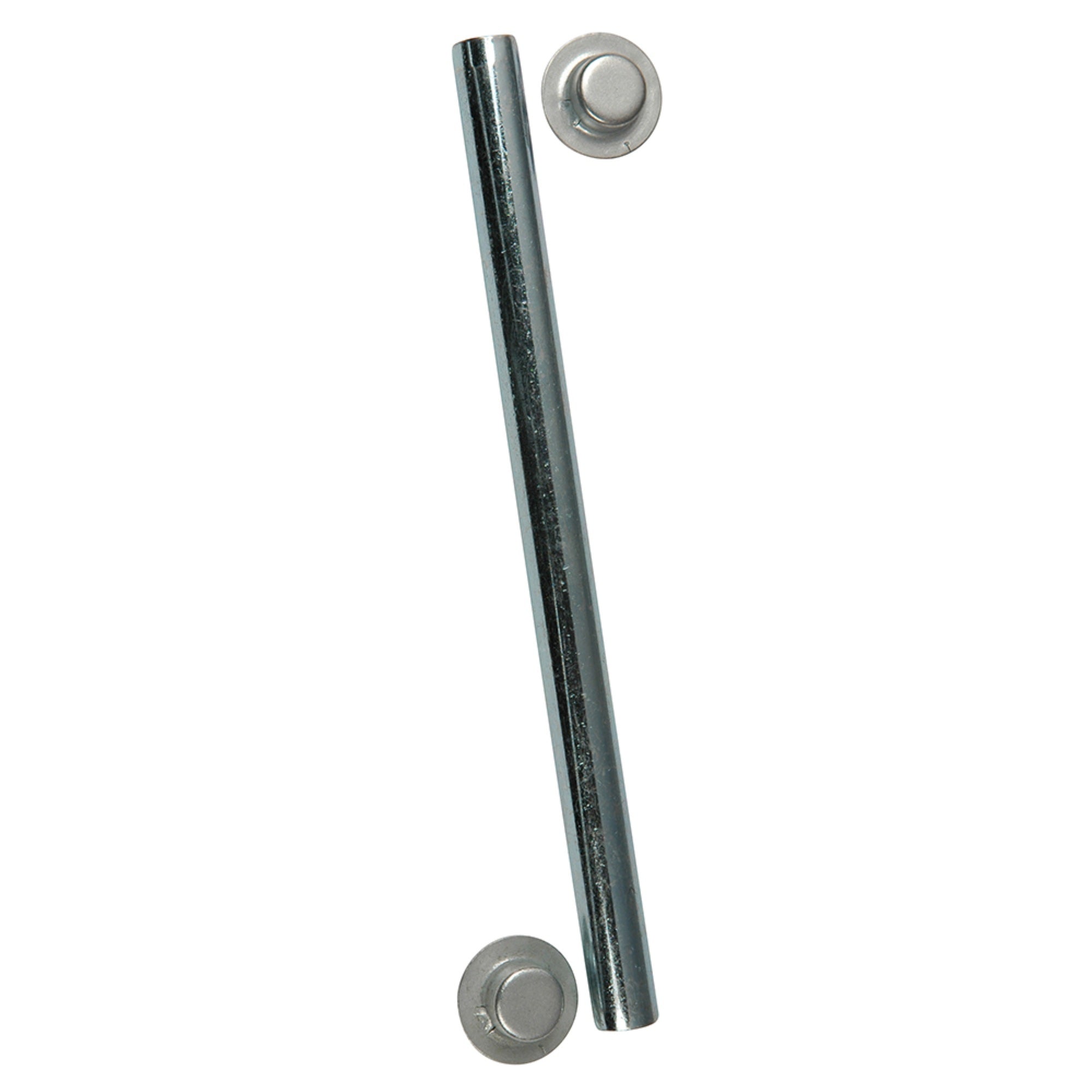 Ce Smith Pkg Roller Shaft 1/2' X 5-1/4' W/ Cap Nuts Zinc
