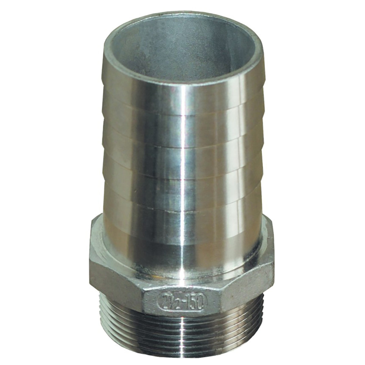Groco 1 1/2 Npt X 1 1/2 Id Hose Barb Straight Fitting