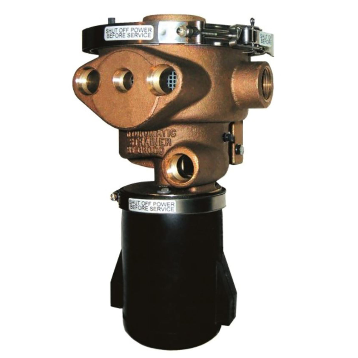 Groco 1 1/2' Inlet Hydromatic Self-Cleaning Strainer 12V