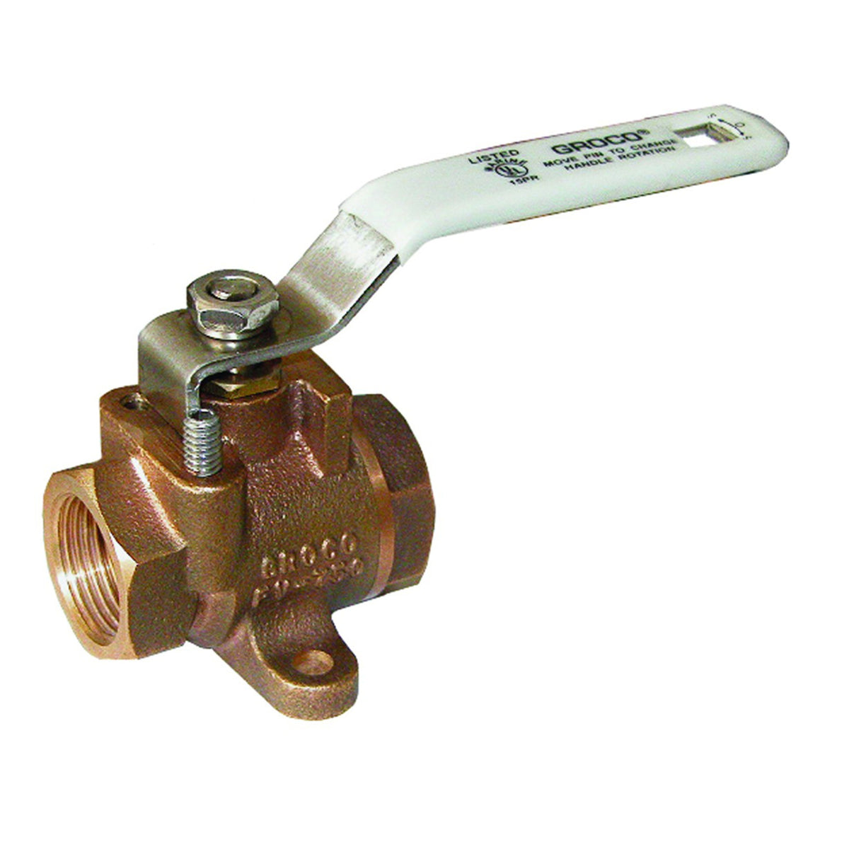 Groco 1/4' Npt Bronze Fuel Valve