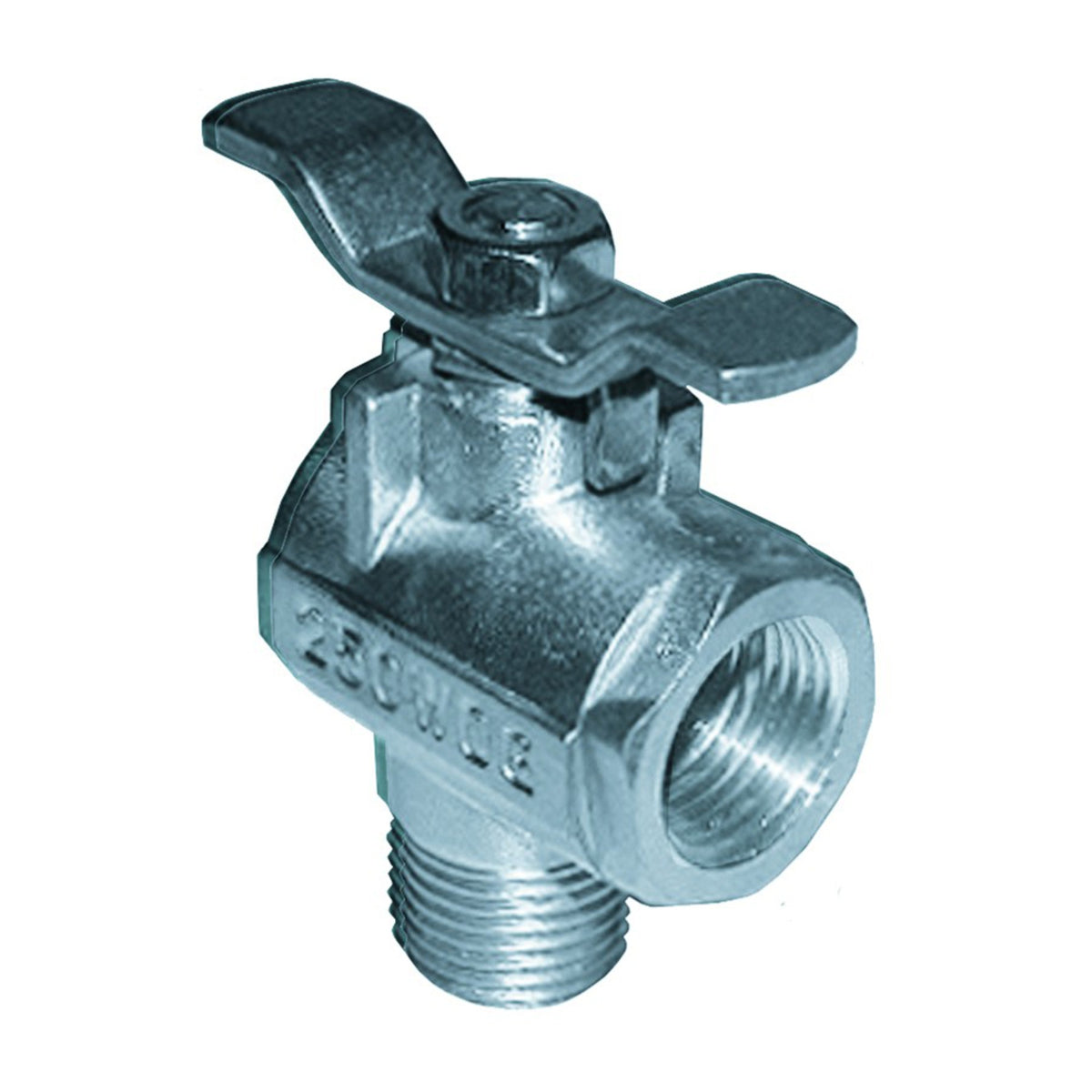 Groco 1/2' Npt 90 Degree Stainless Steel Fuel Valve