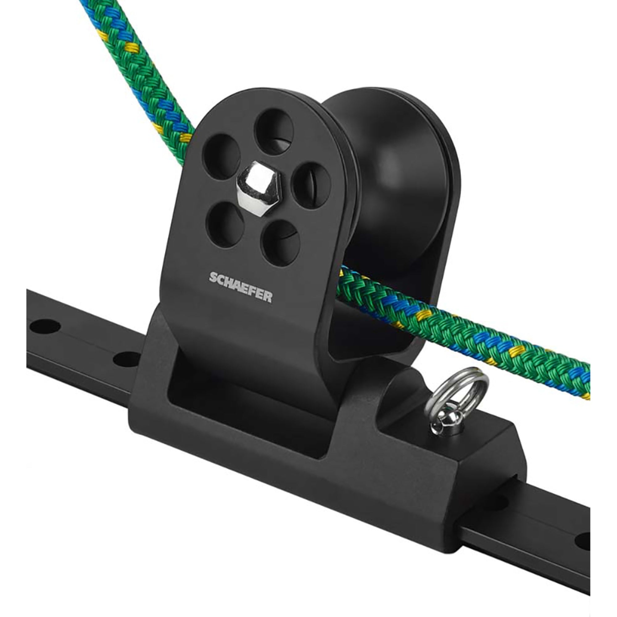 Schaefer Twin Sheet Block For 1-1/4' X 3/16' T-Track- Black