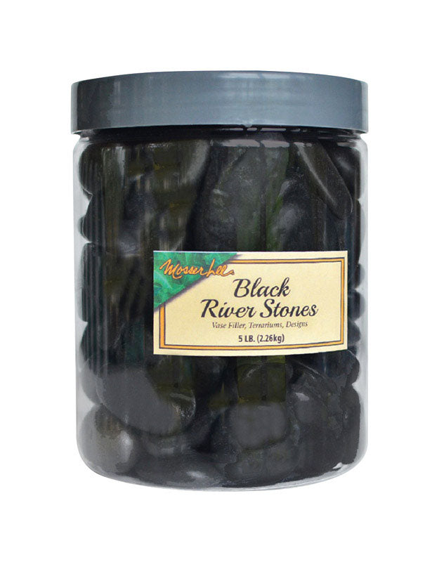 River Stones Black 5Lb (Pack Of 1)