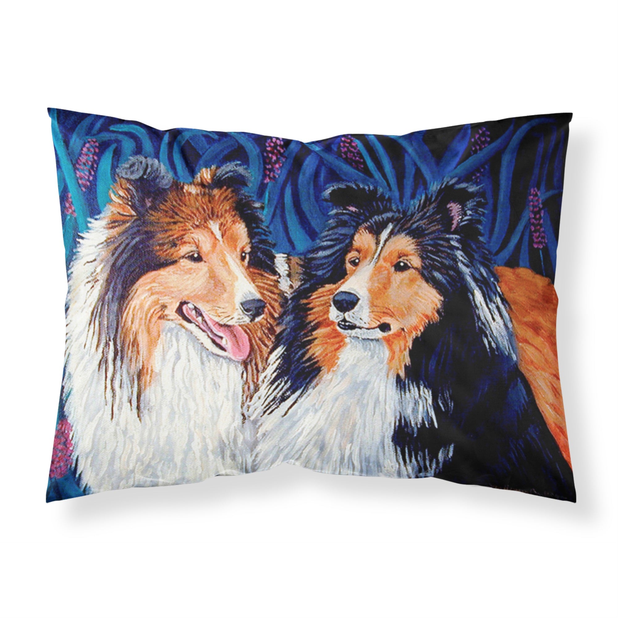 Caroline'S Treasures 7508Pillowcase Sheltie Moisture Wicking Fabric Standard Pillowcase, Large, Multicolor