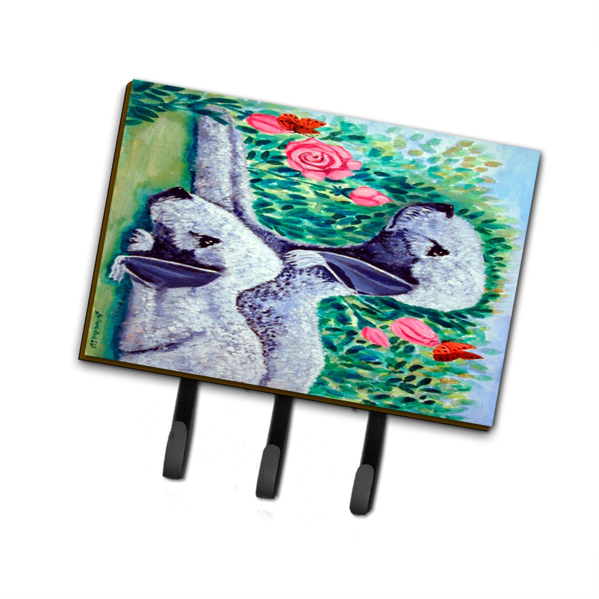 Caroline'S Treasures 7512Th68 Bedlington Terrier Leash Holder Or Key Hook, Large, Multicolor