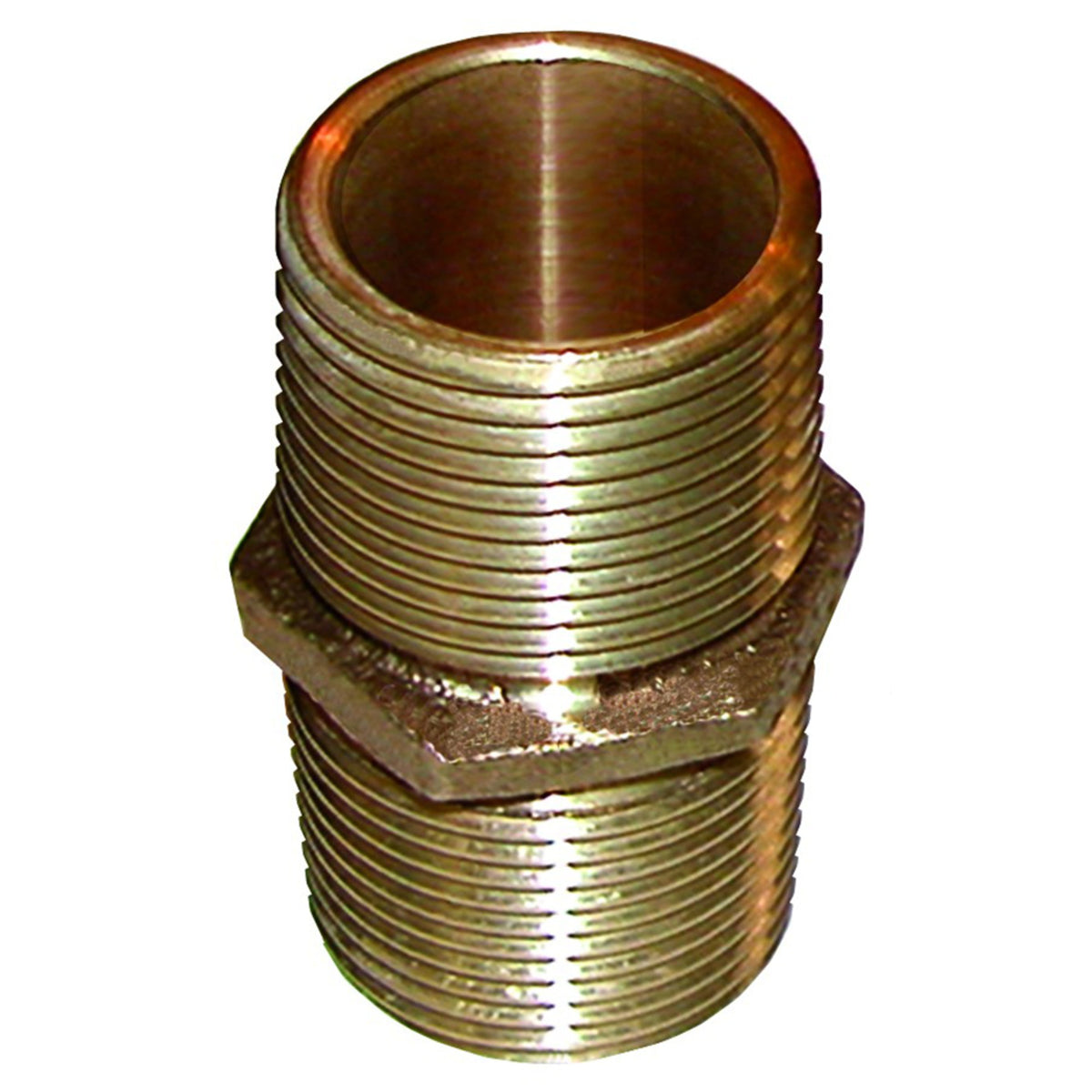 Groco Bronze Pipe Nipple 1 1/4' Npt