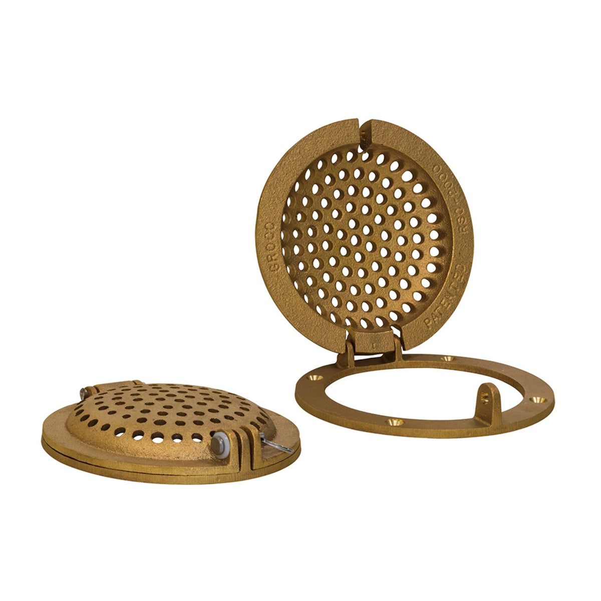 Groco Round Hull Strainer With Access Door 1 Max Thru-Hull
