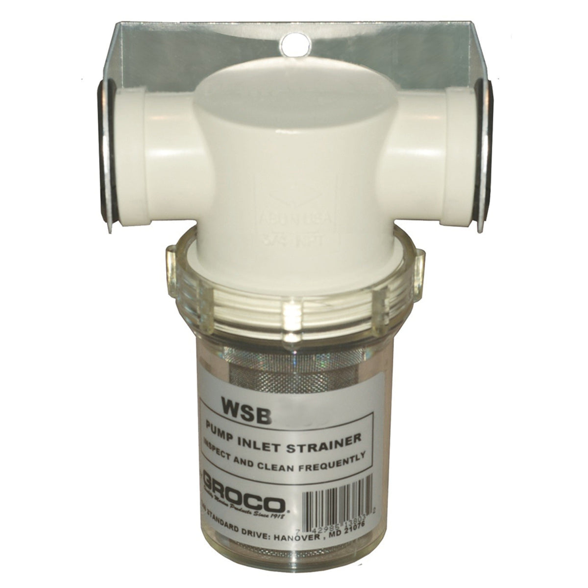 Groco 1 1/4' Pump Strainer And Bracket