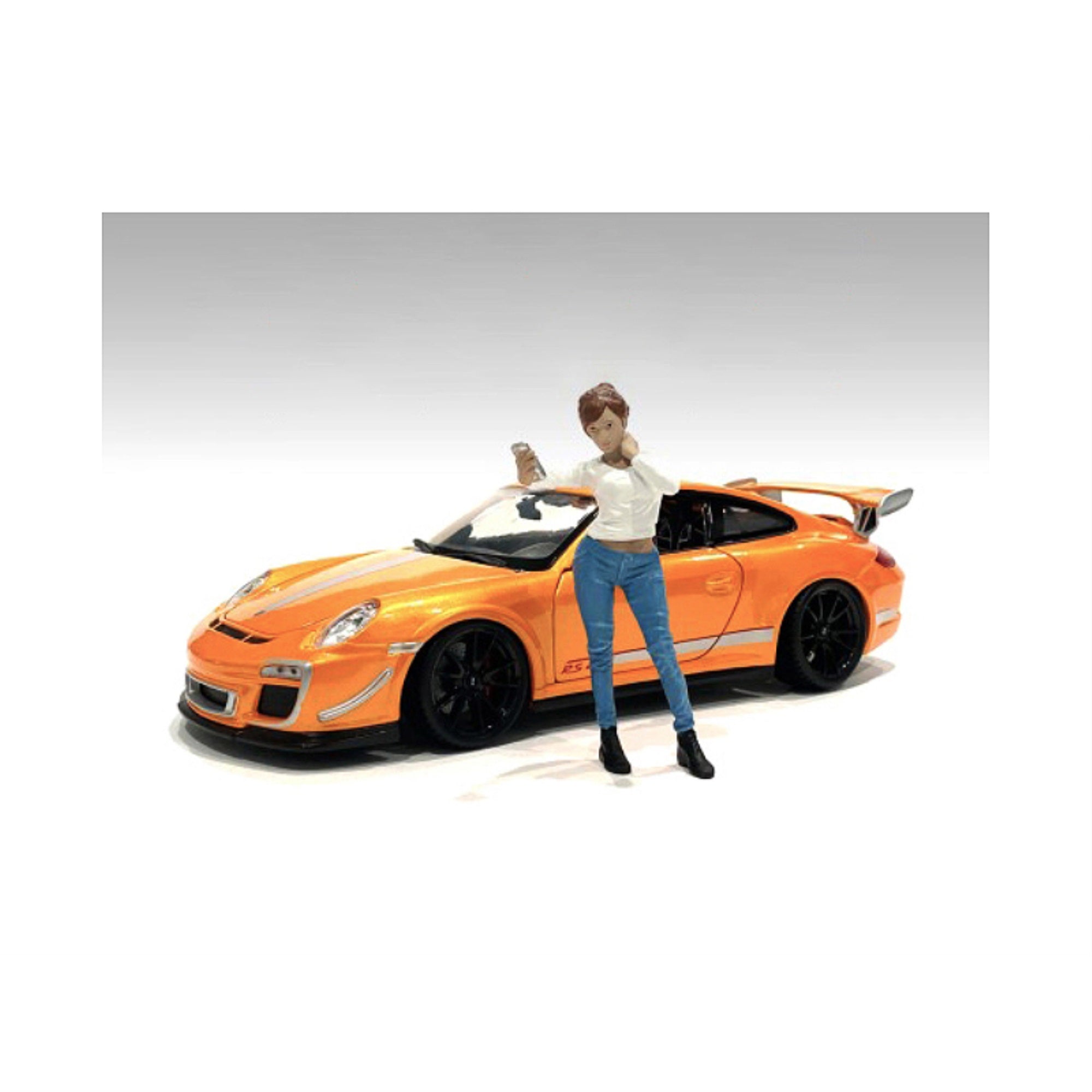 Car Meet 1' Figurine I For 1/24 Scale Models By American Diorama