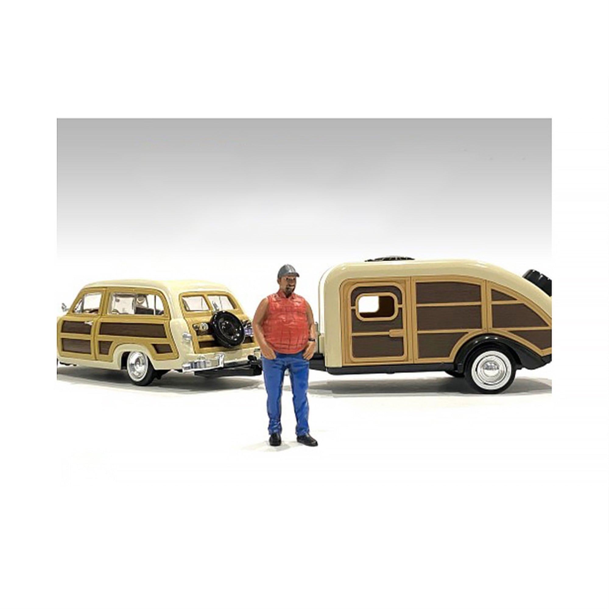 Campers' Figure 1 For 1/24 Scale Models By American Diorama