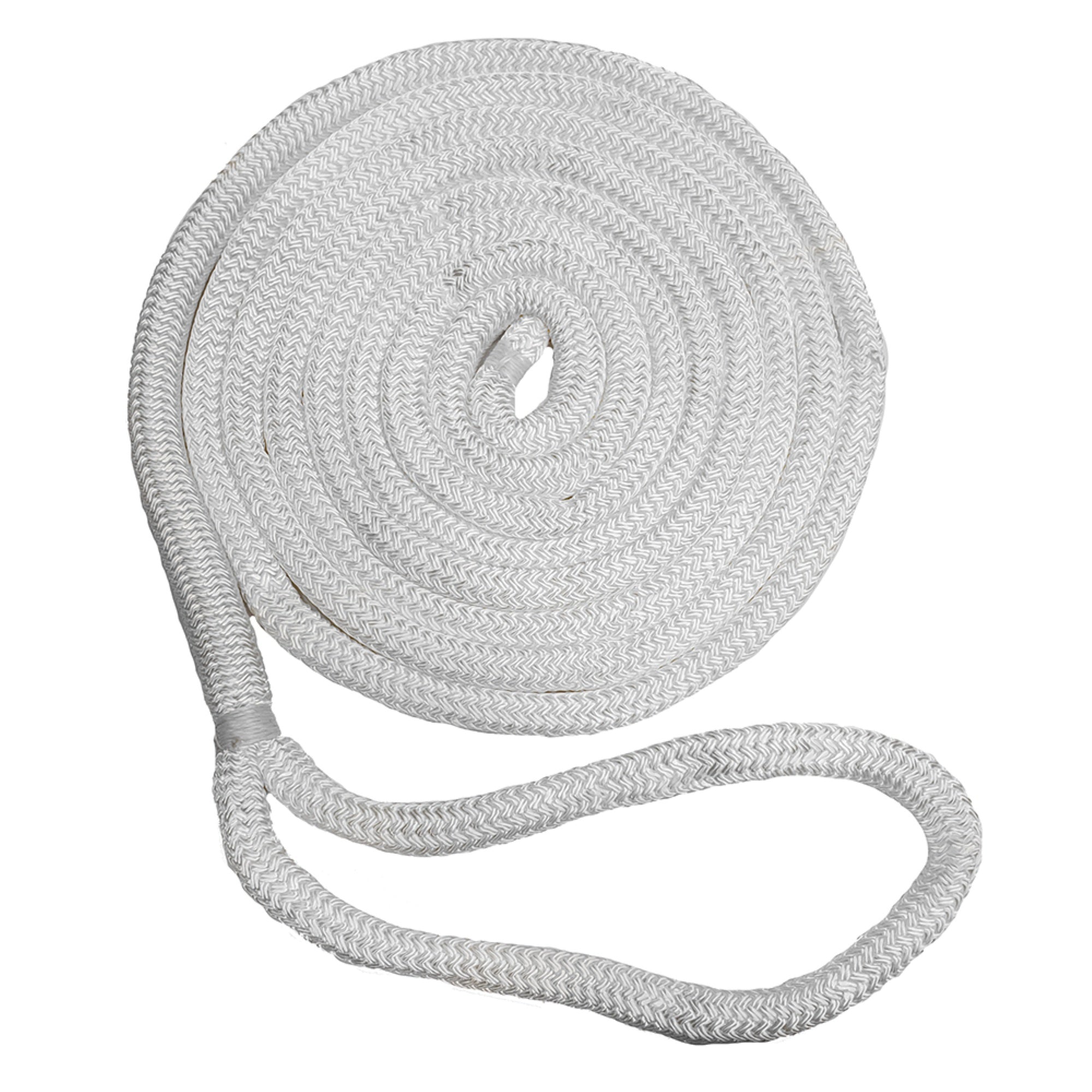 New England Rope 3/8' X 25' Nylon Double Braid Dock Line