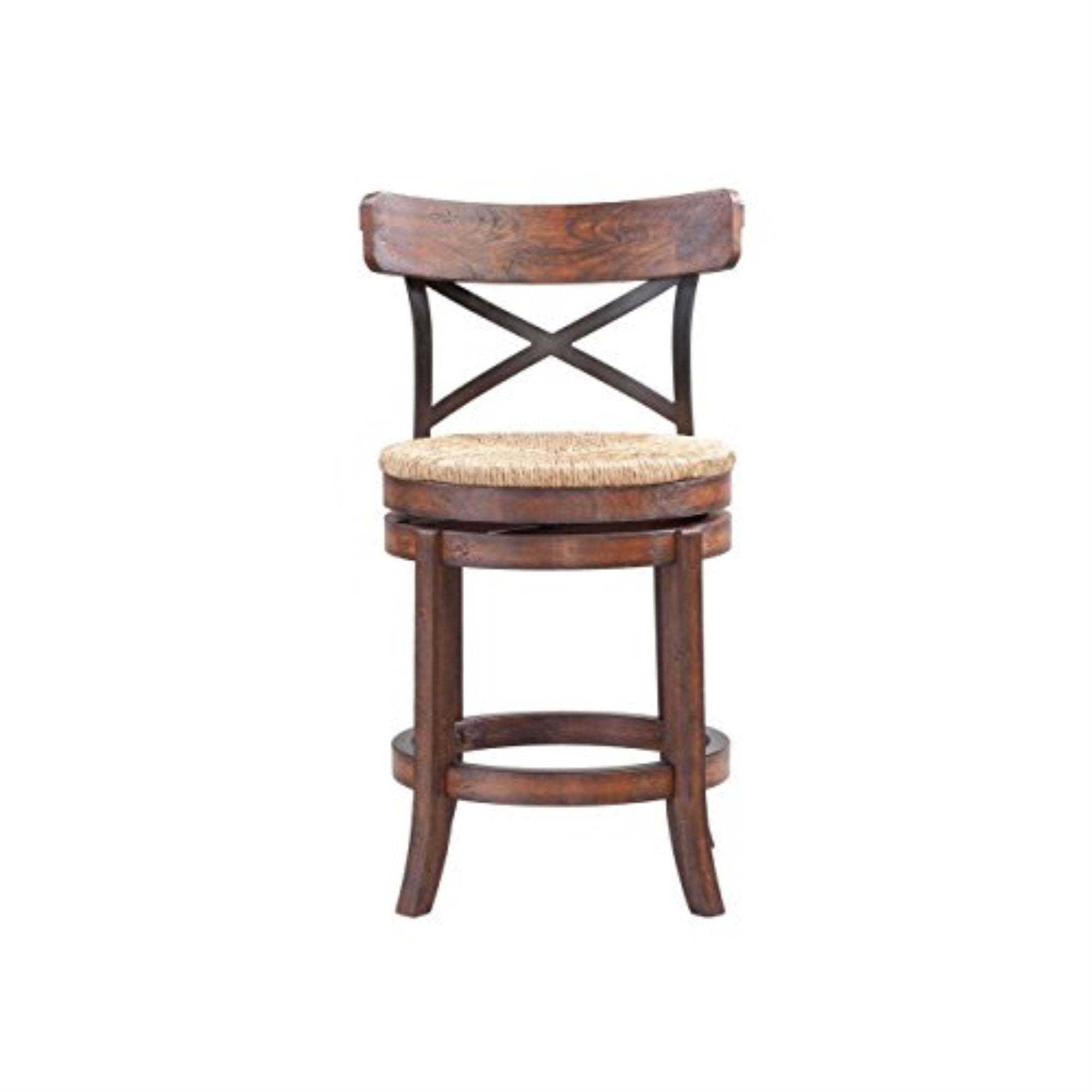 24 Myrtle Swivel Counter Stool [Mahogany]