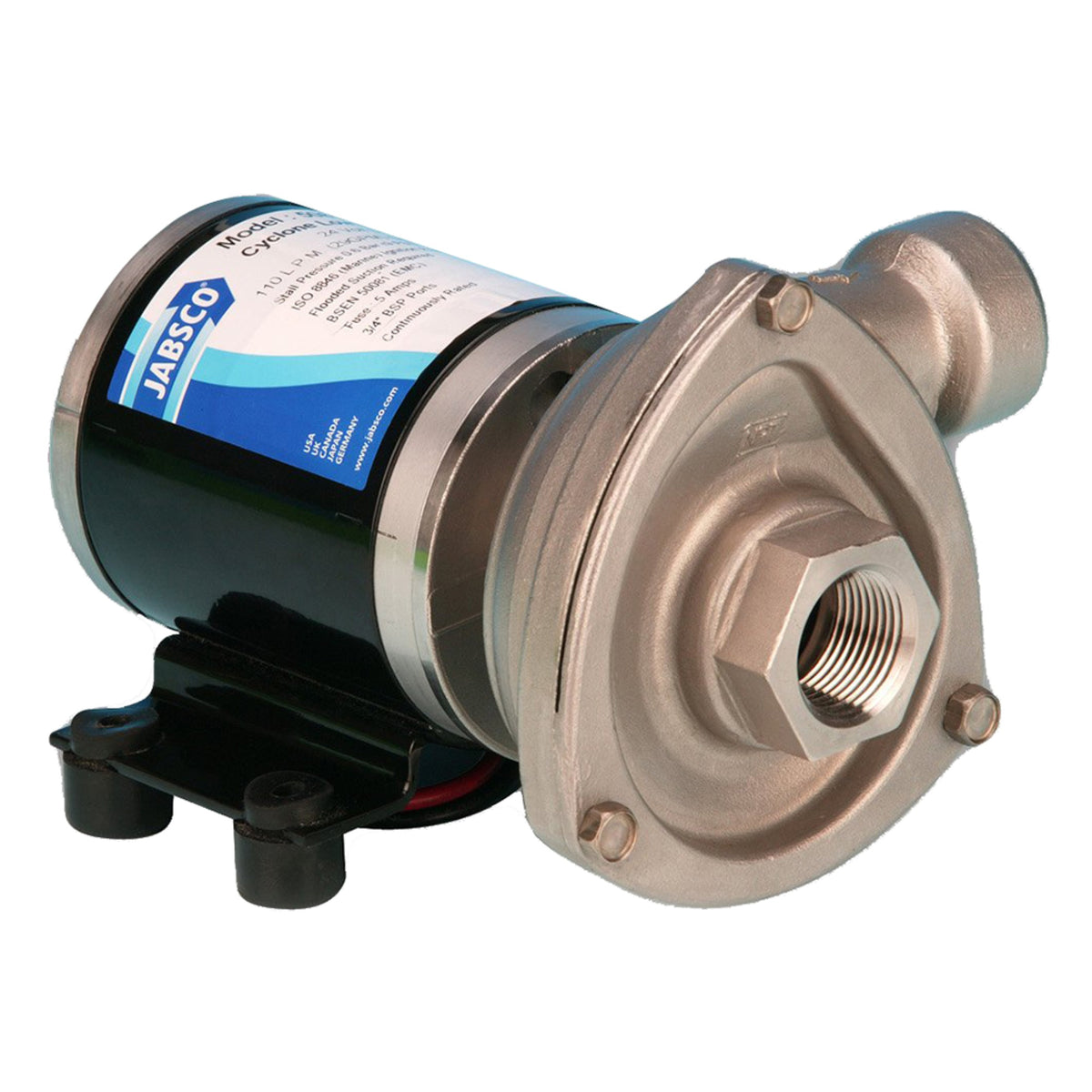 Jabsco Low Pressure Cyclone Centrifugal Pump 24V