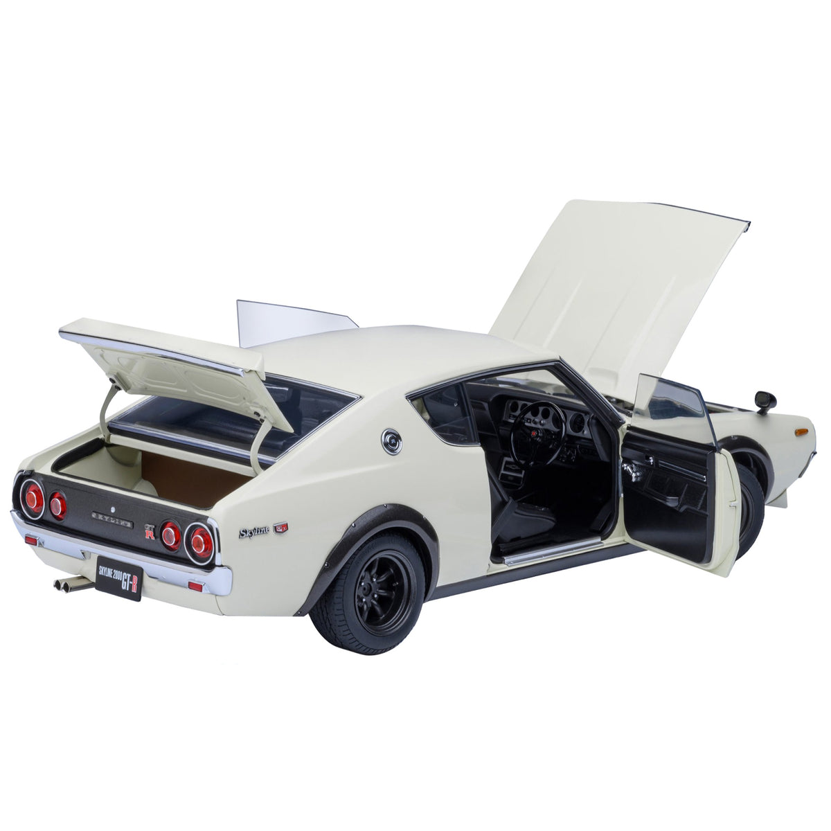 Skyline 2000Gt-R (Kpgc110) Tuned Version Rhd (Right Hand Drive) White 1/18 Model Car By Autoart
