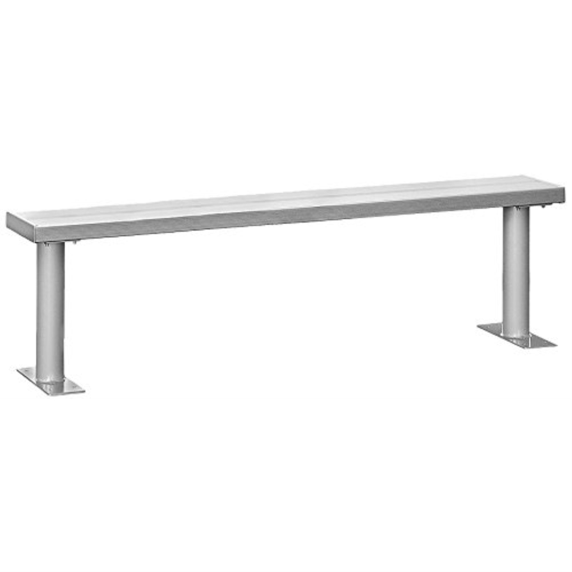 Aluminum Locker Bench - 36 Inches Wide