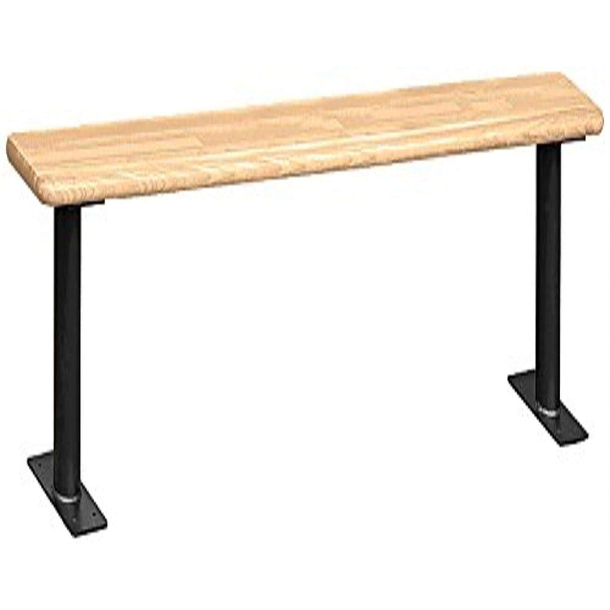 Wood Locker Bench - 60 Inches - Light Finish