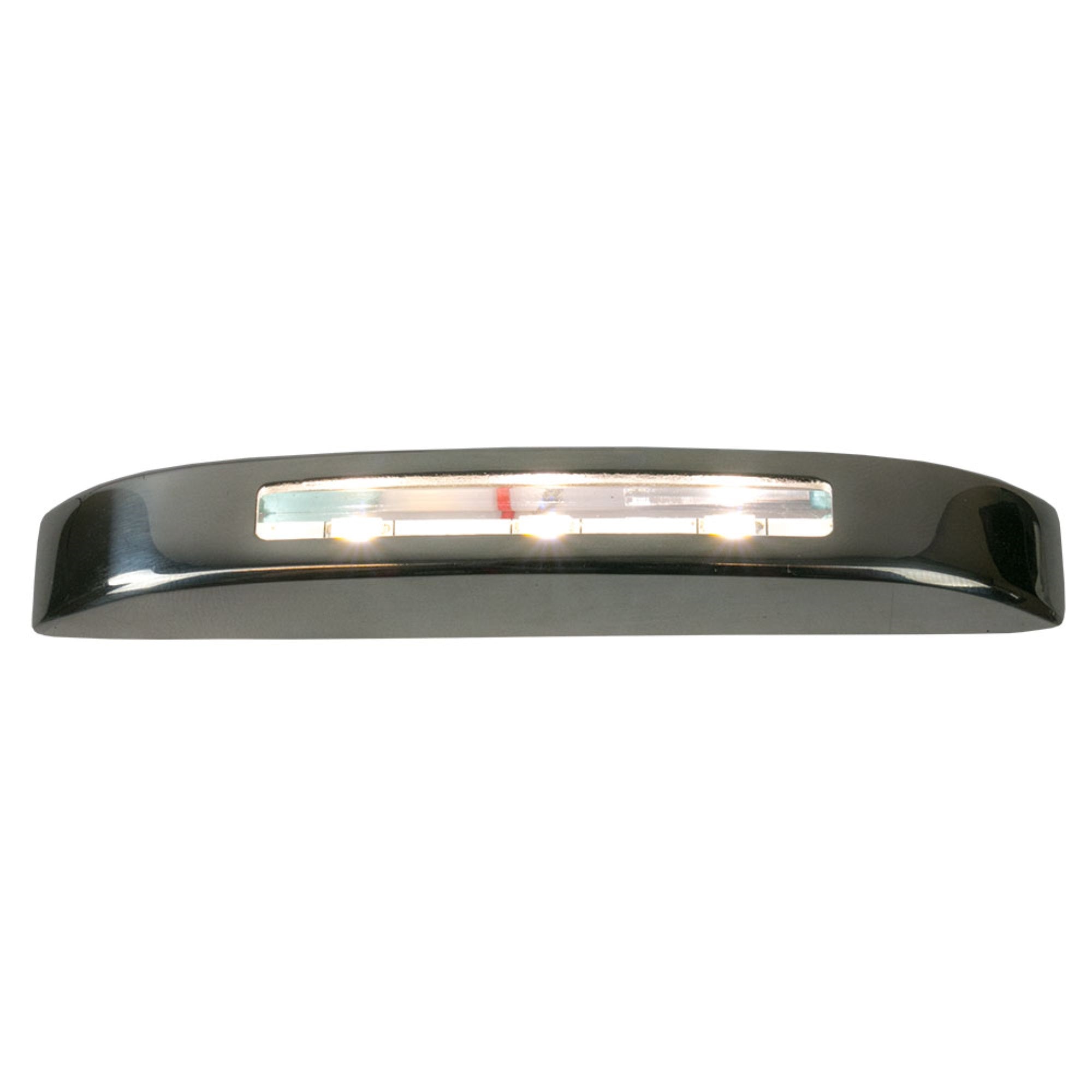 Sea Dog Deluxe Led Courtesy Light Front/White W/Ss Cover