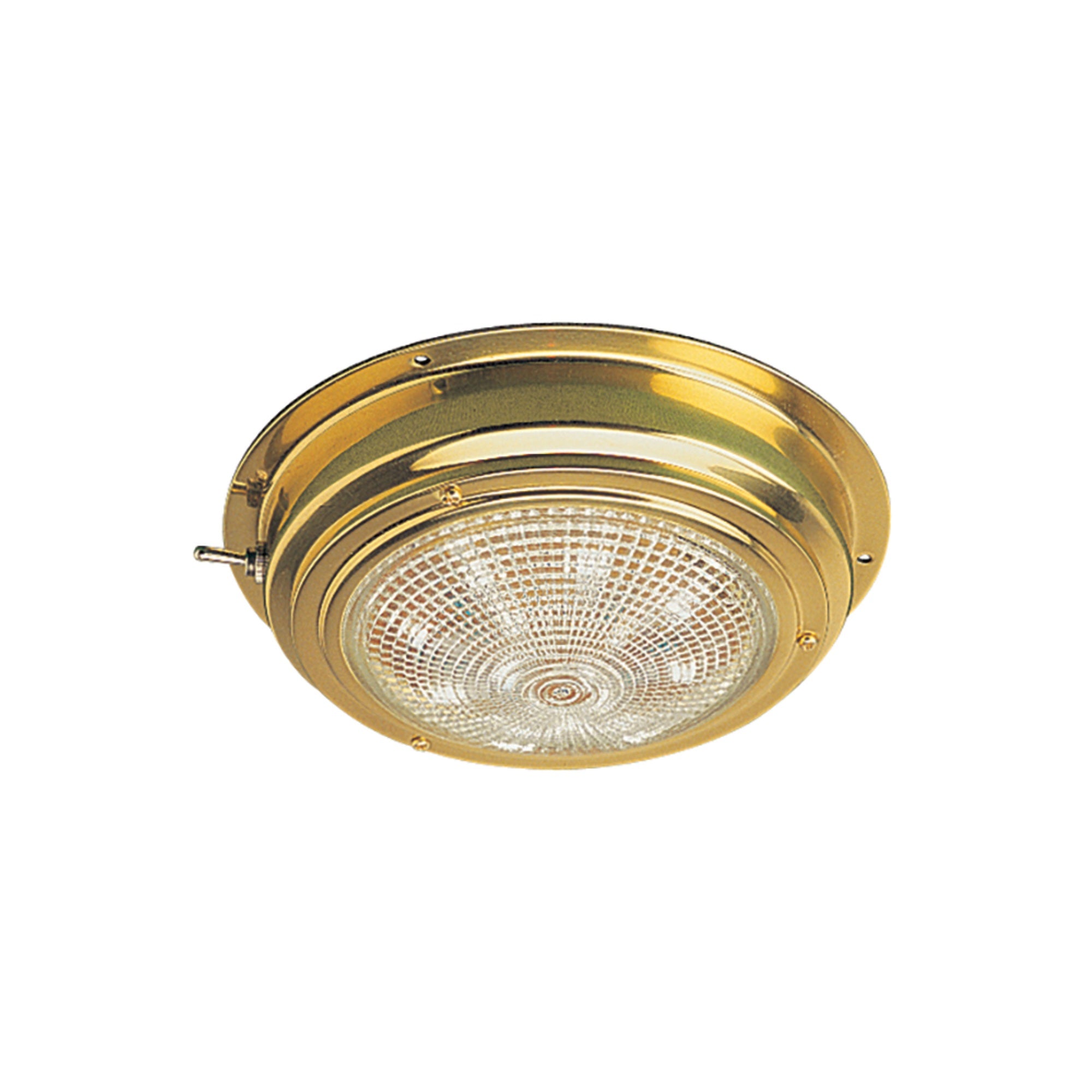 Sea Dog Brass Led Dome Light  4' Lens