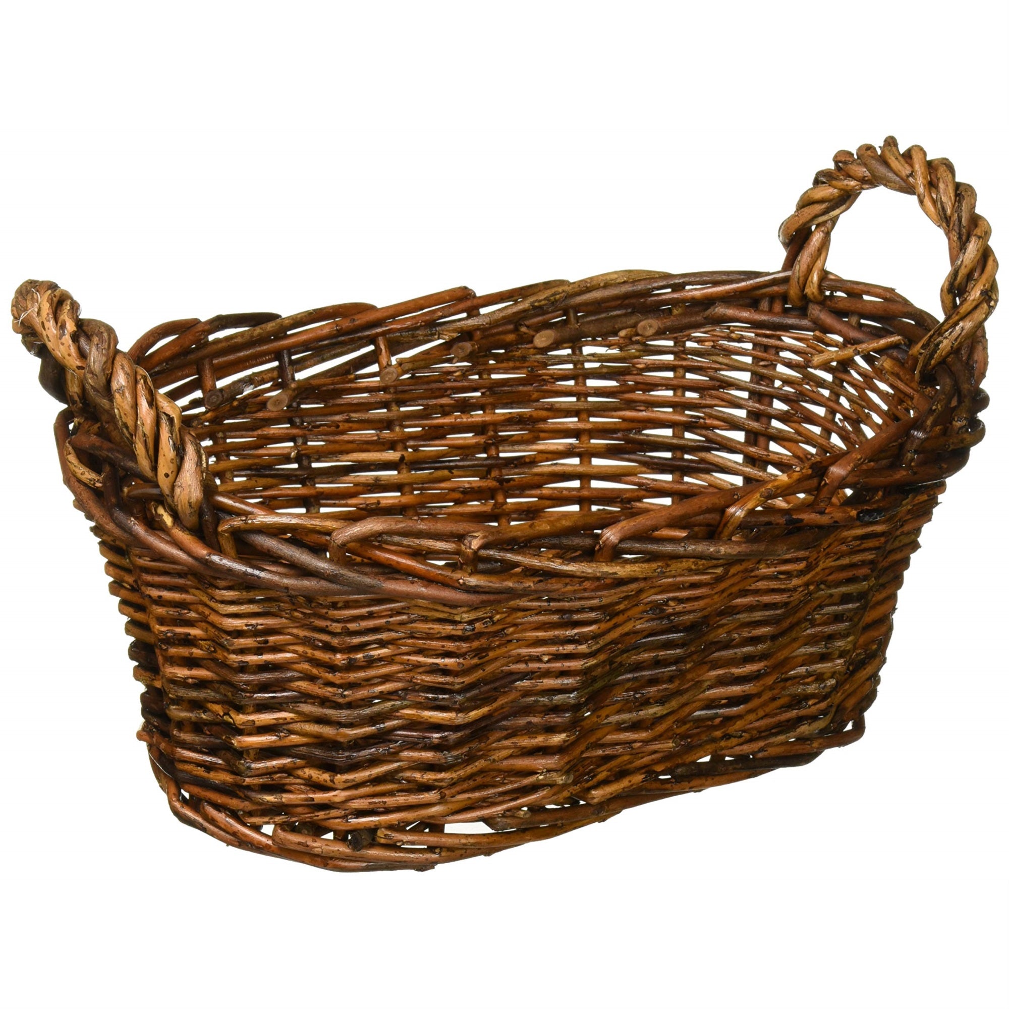 Argiun Oval Serving Basket - Dark Brown