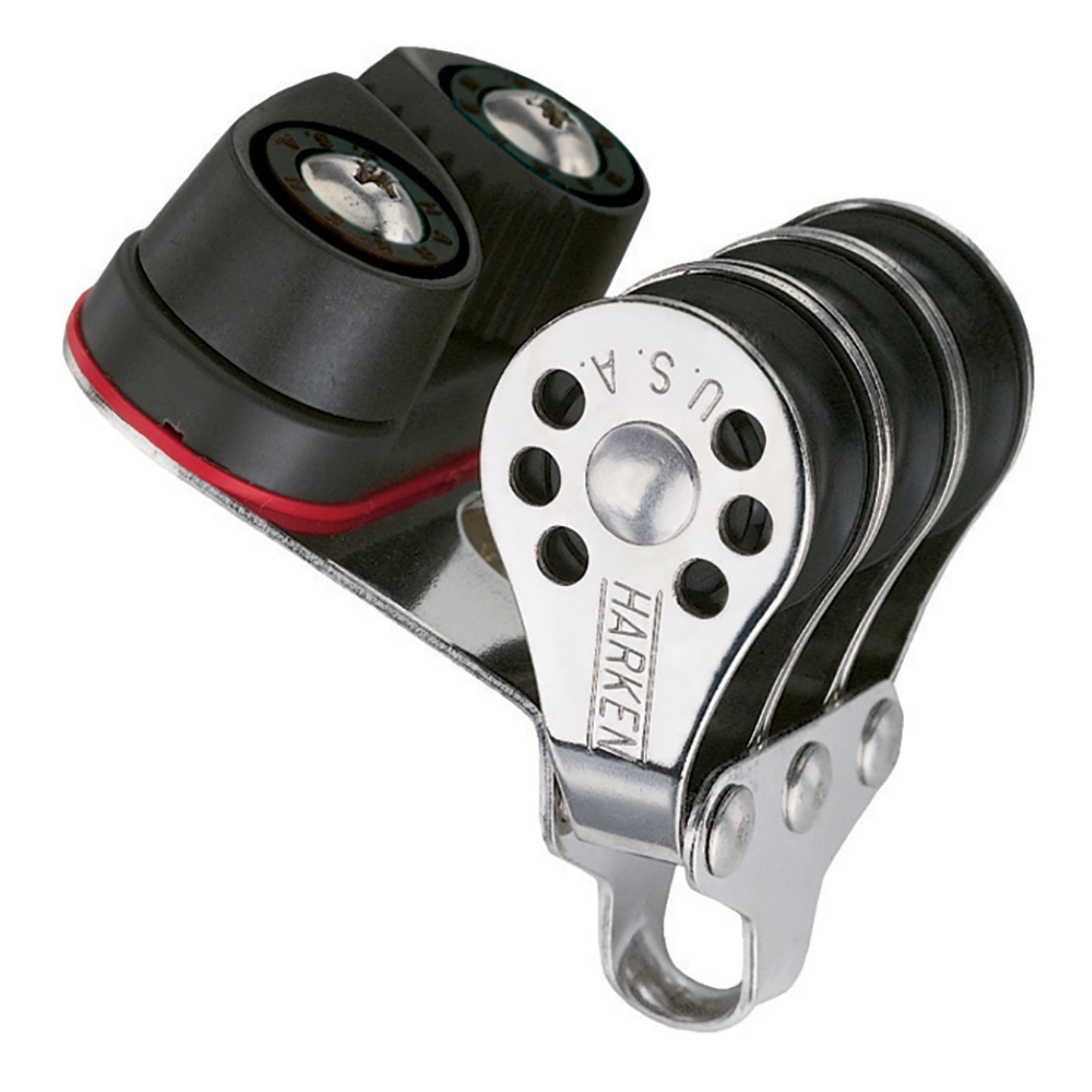 Harken 22Mm Triple Micro Block W/ Cam Cleat
