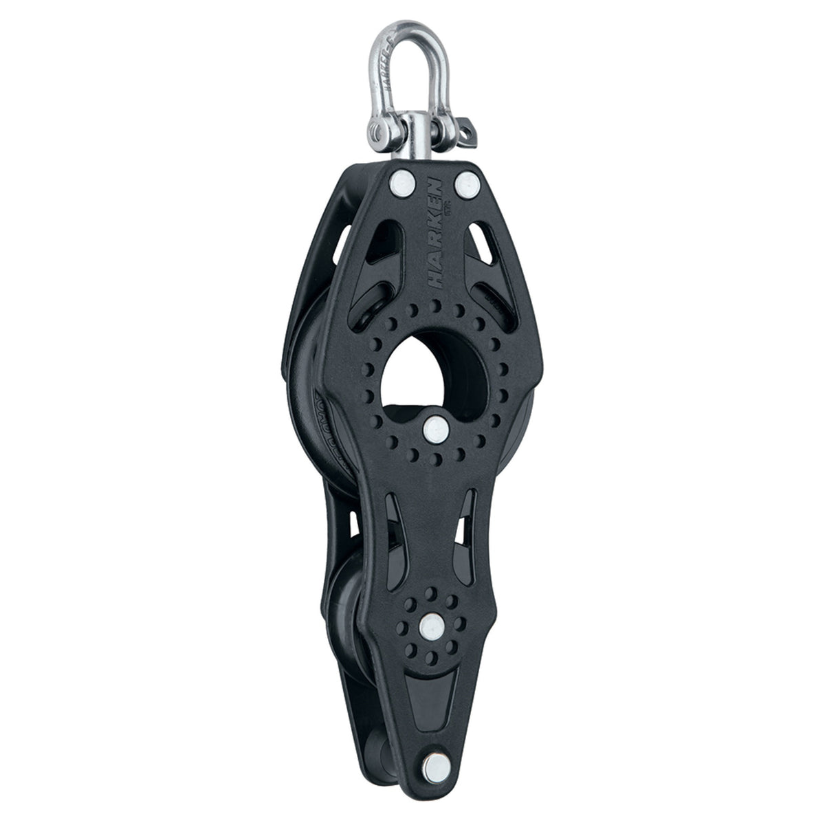 Harken 57Mm Carbo Air Fiddle Block W/ Swivel & Becket
