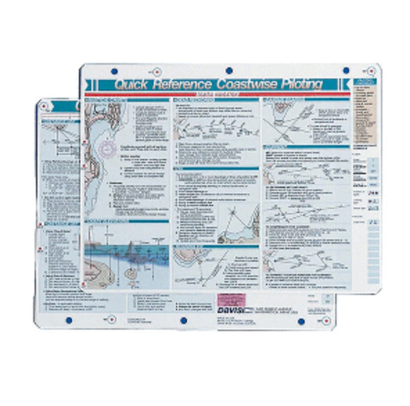 Davis Coastwise Piloting  Quick Reference Card