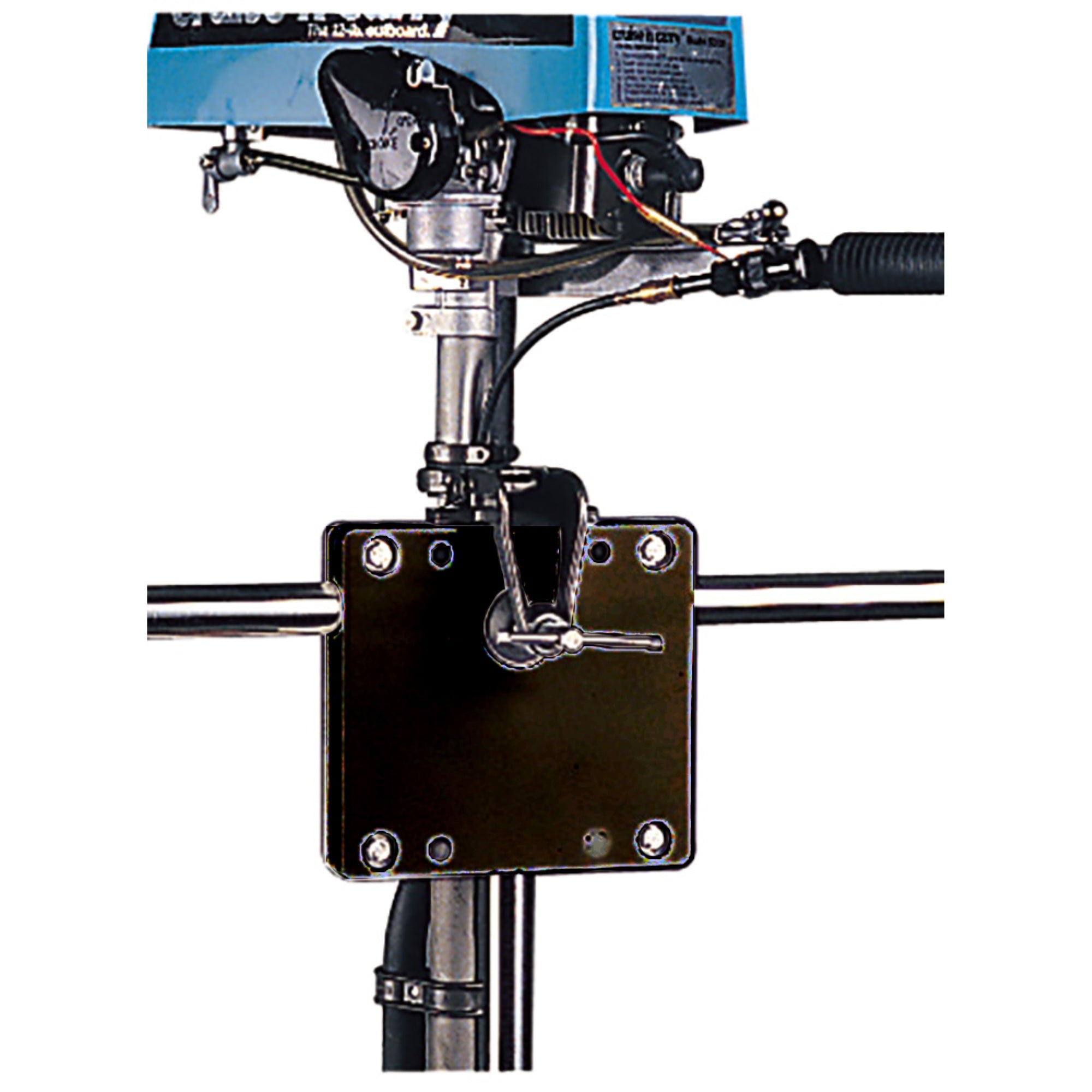 Sea Dog Poly Rail Mount Motor Bracket Black