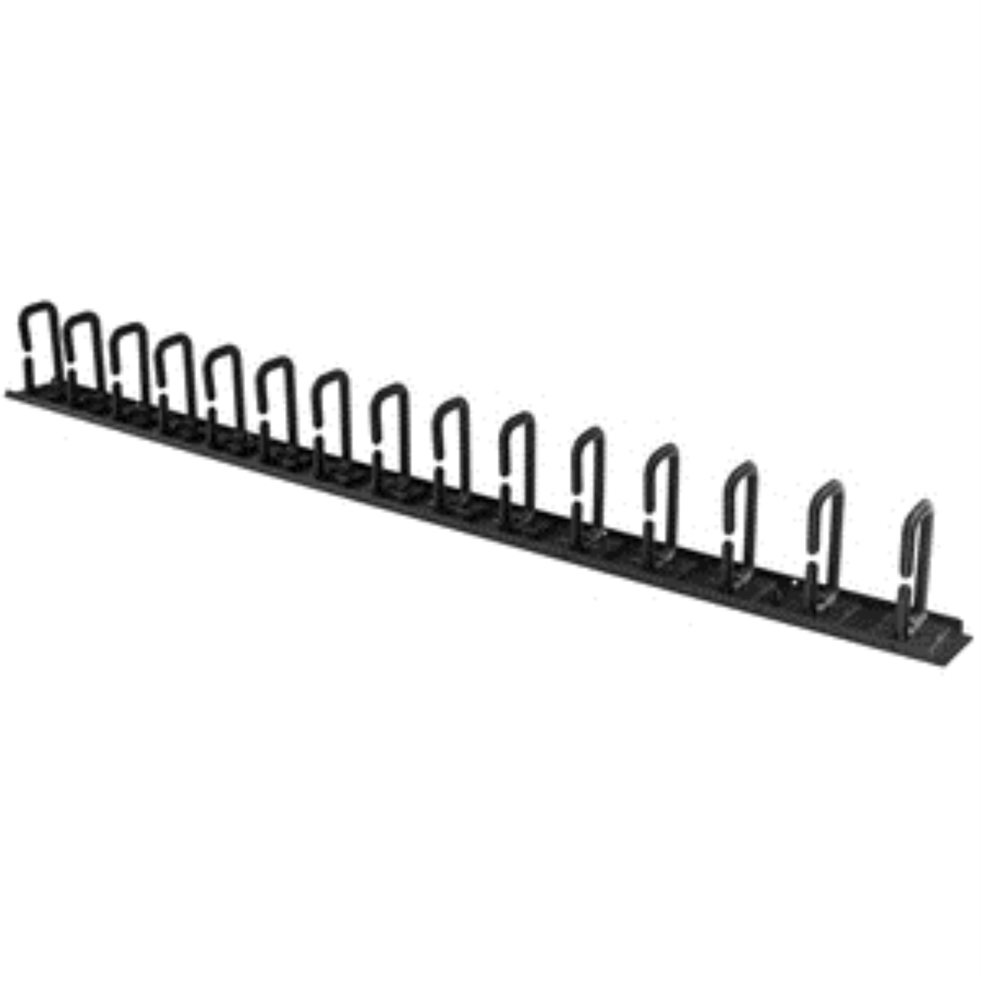 3Ft Vertical Rackmount Cable Organizer W/ D-Ring Hooks